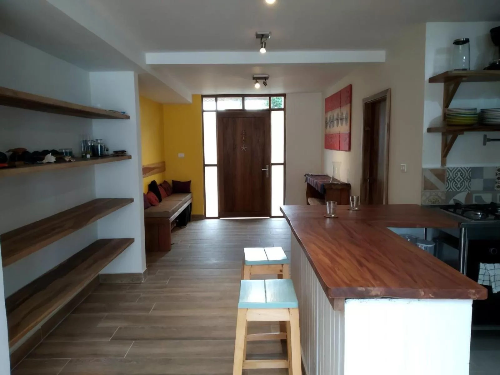 Property building, Kitchen/Kitchenette in Hotel La Caracola