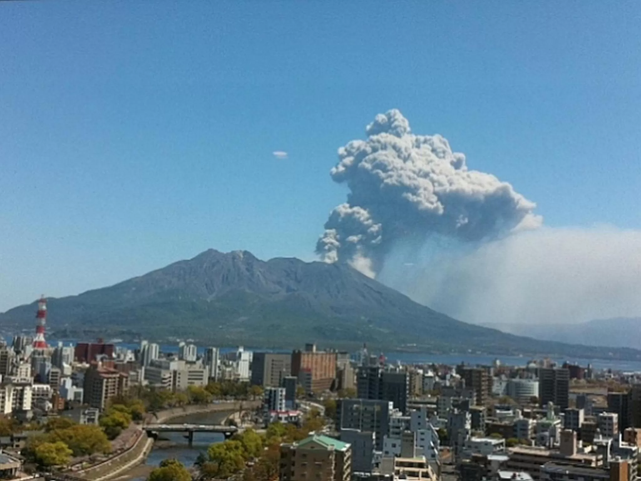 View (from property/room) in Solaria Nishitetsu Hotel Kagoshima