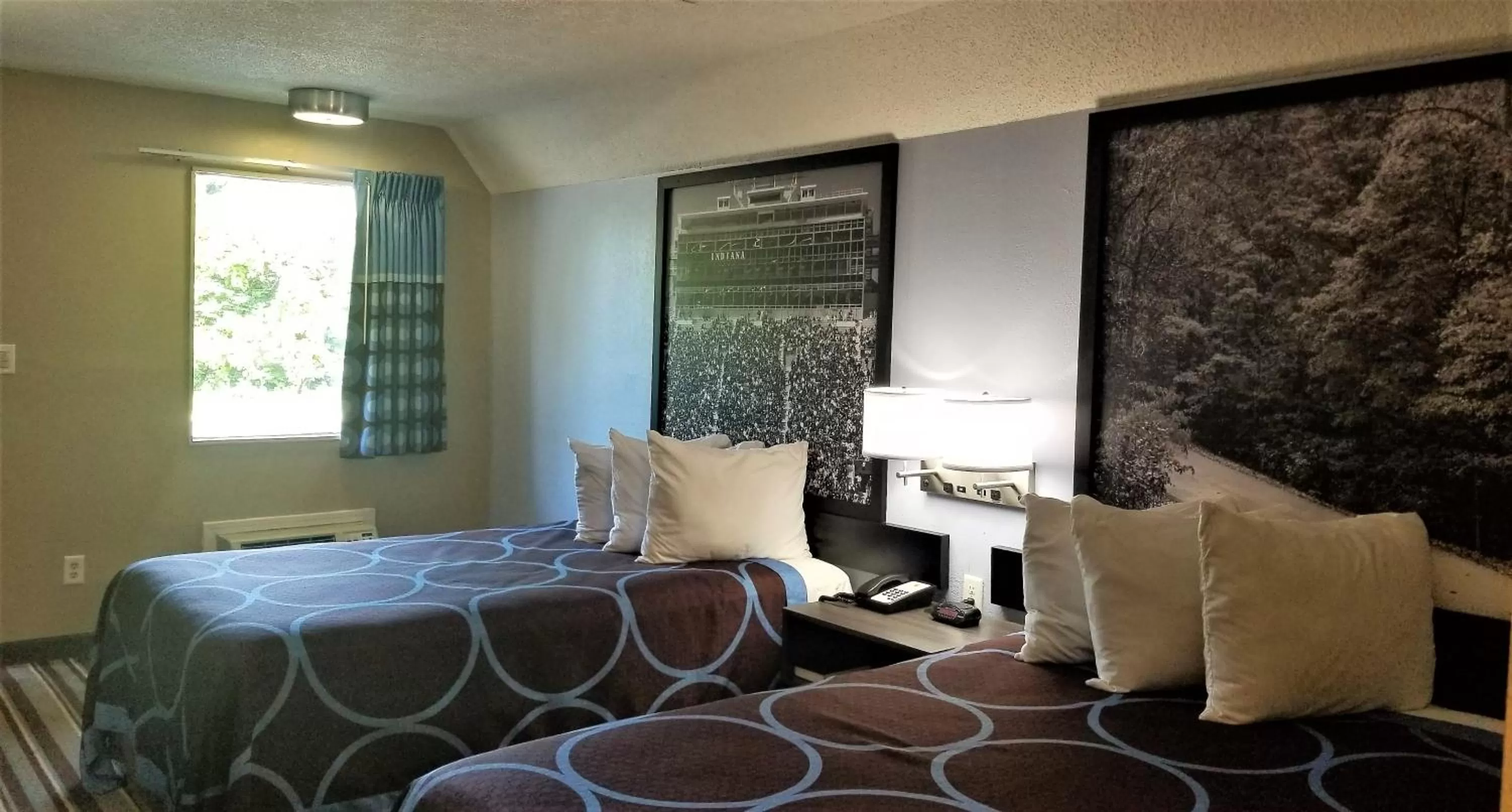 Bed in Super 8 by Wyndham Brownsburg