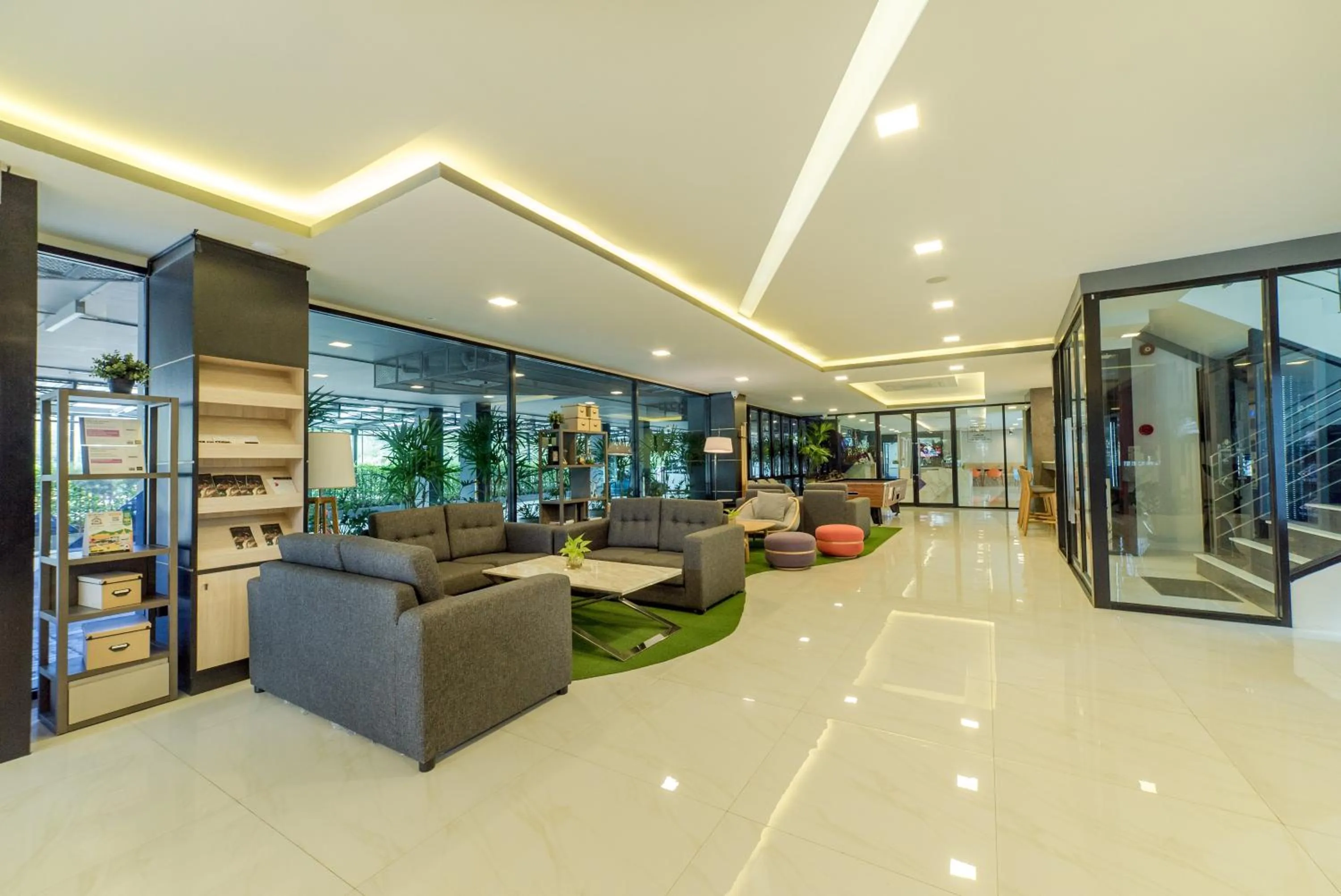 Lobby or reception in Pause and Play Hotel