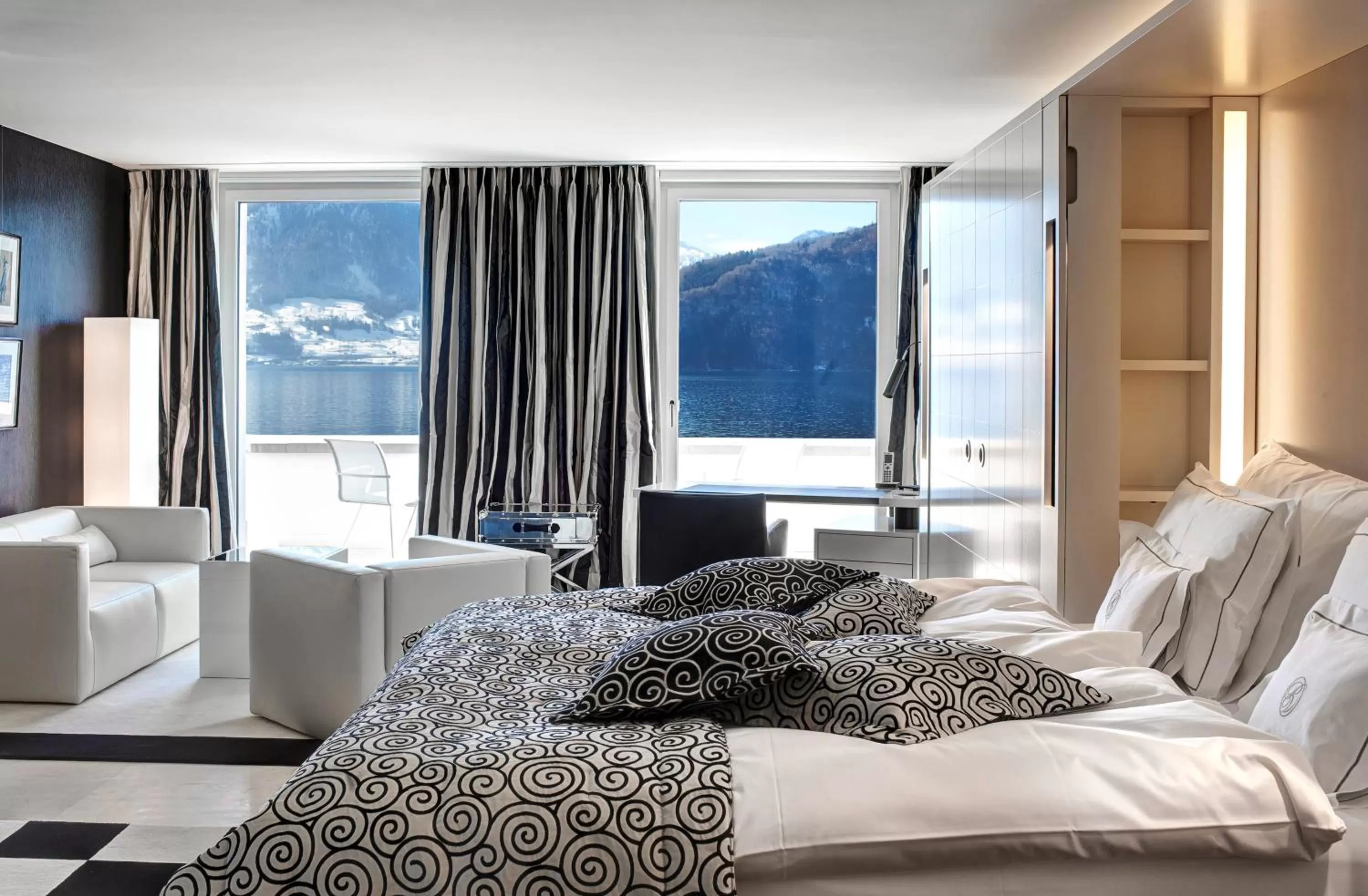 Junior Suite with Lake View in Park Hotel Vitznau