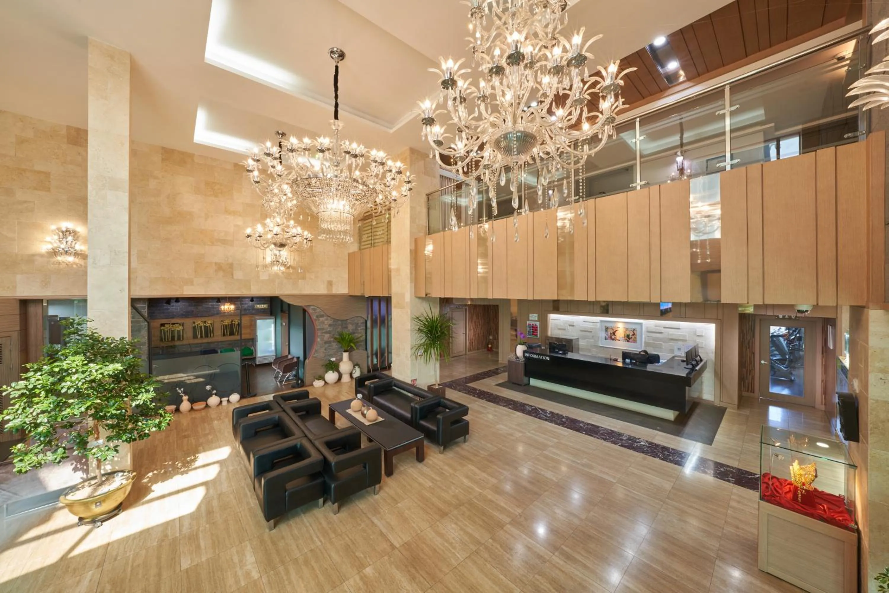 Lobby or reception in Gyeongju GG Tourist Hotel