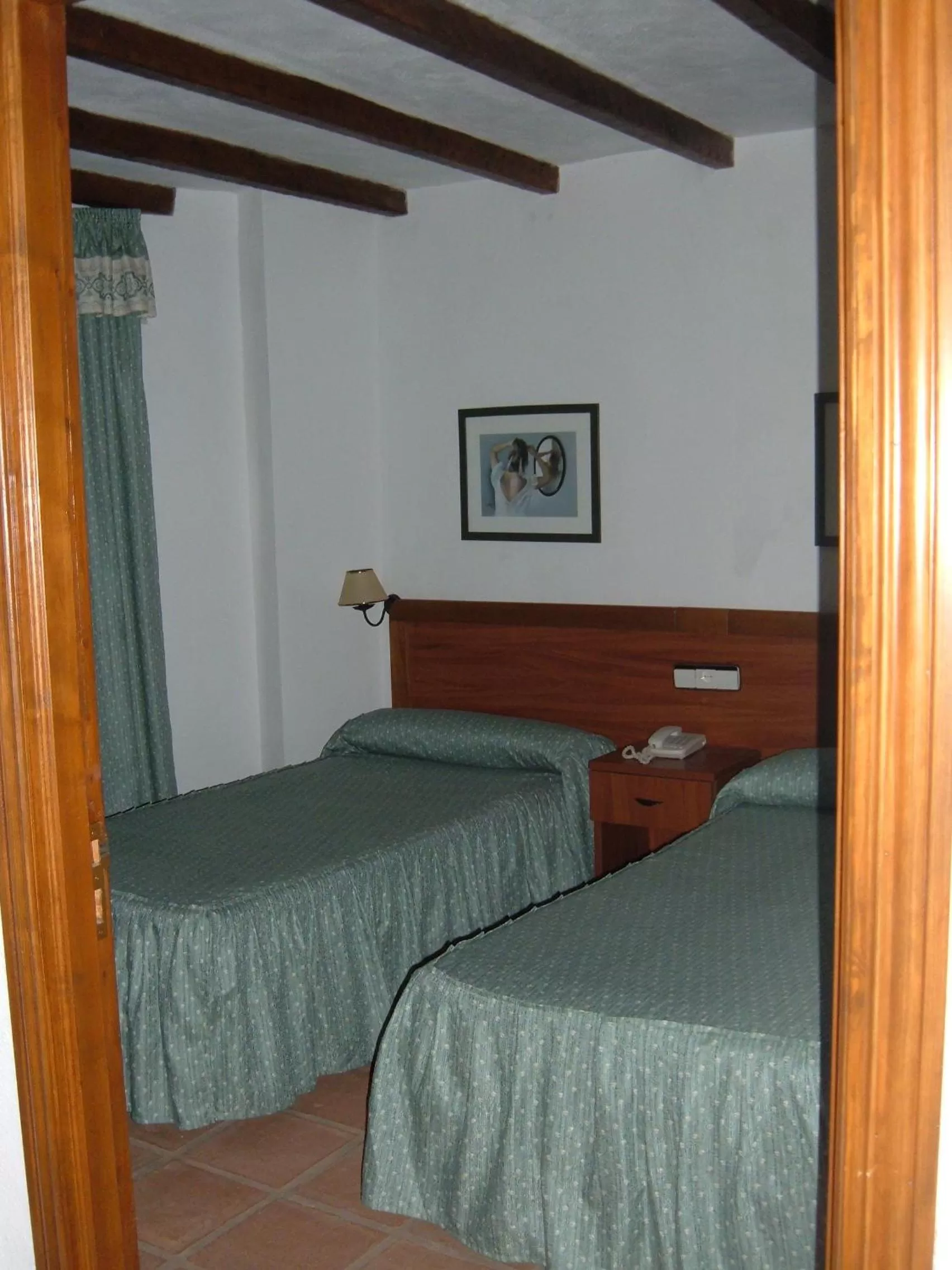 Decorative detail, Bed in Hotel Rural Casares