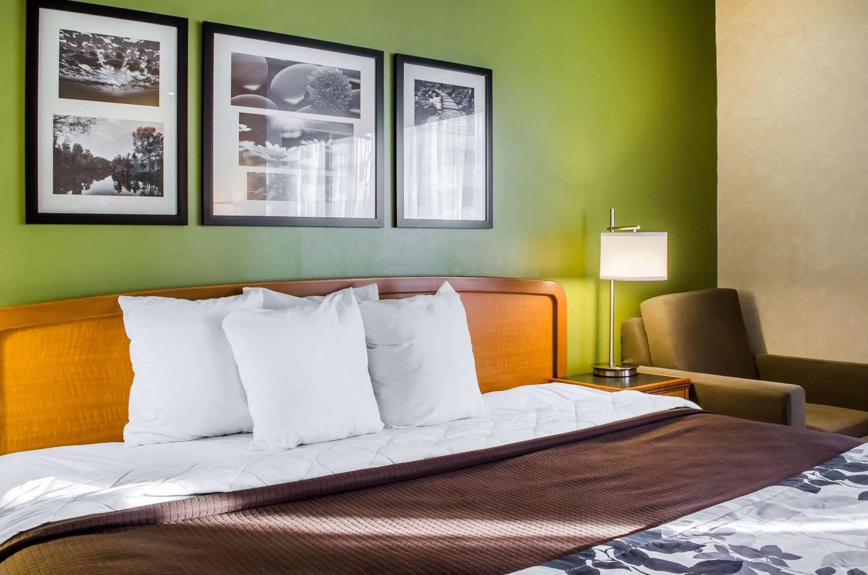 Photo of the whole room, Bed in Sleep Inn & Suites Bensalem