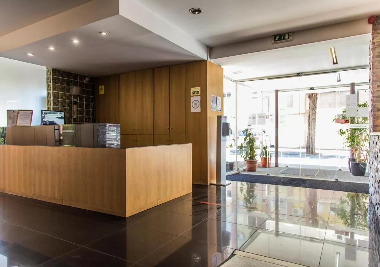 Lobby or reception in Hotel Columbano