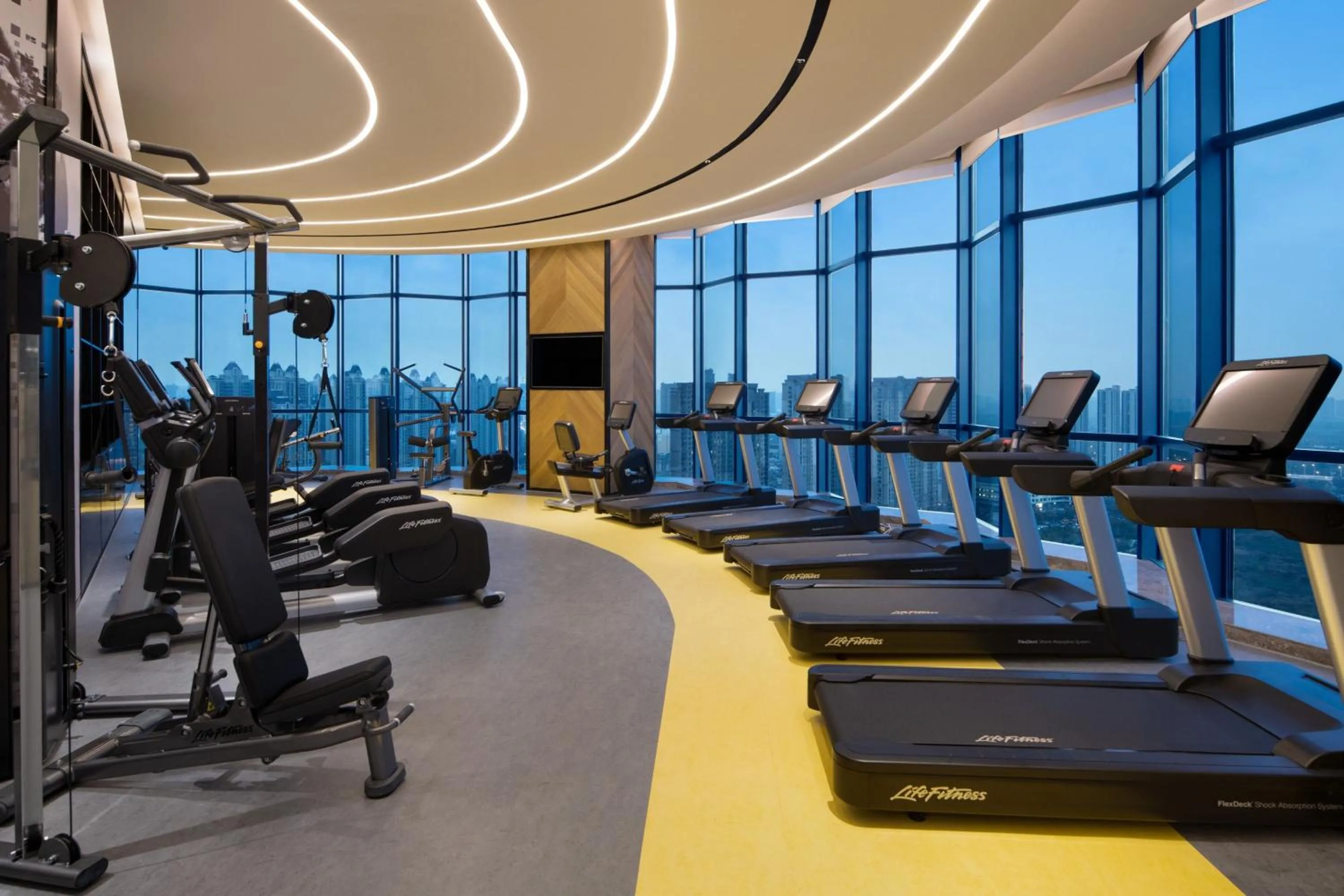 Fitness centre/facilities in Sheraton Xi'an Chanba