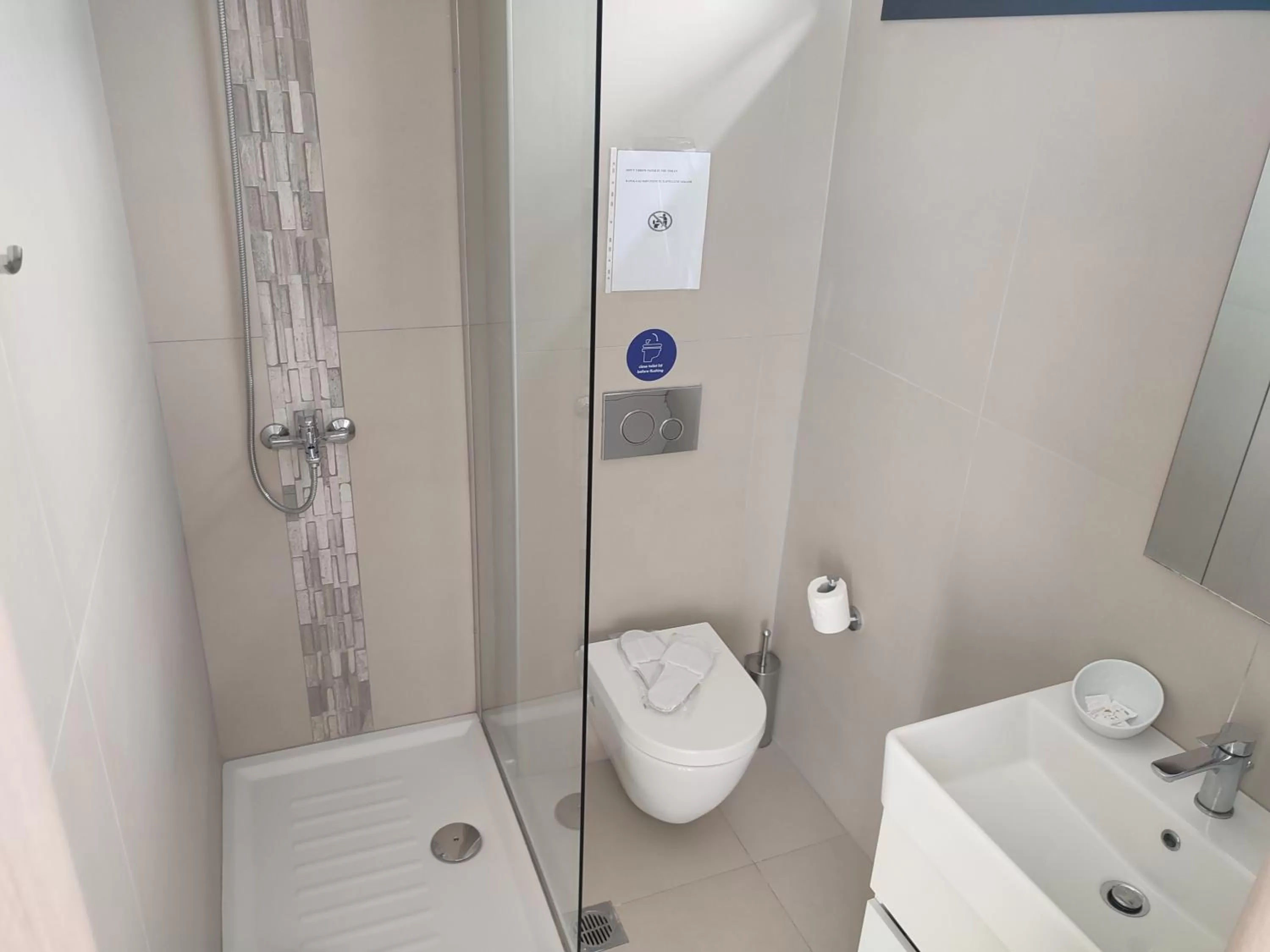 Bathroom in Light Blue Hotel