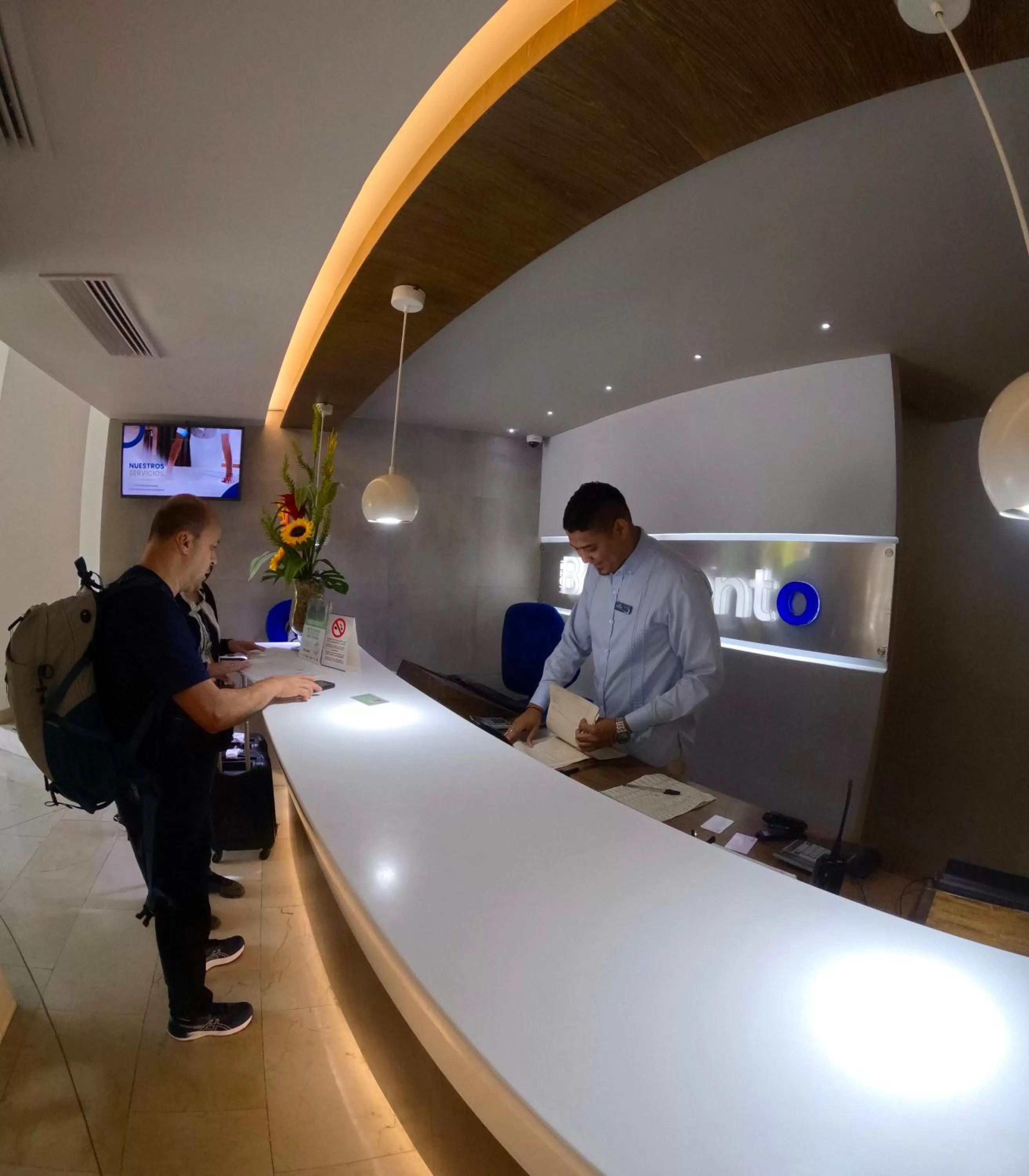 Lobby or reception in Hotel Barlovento