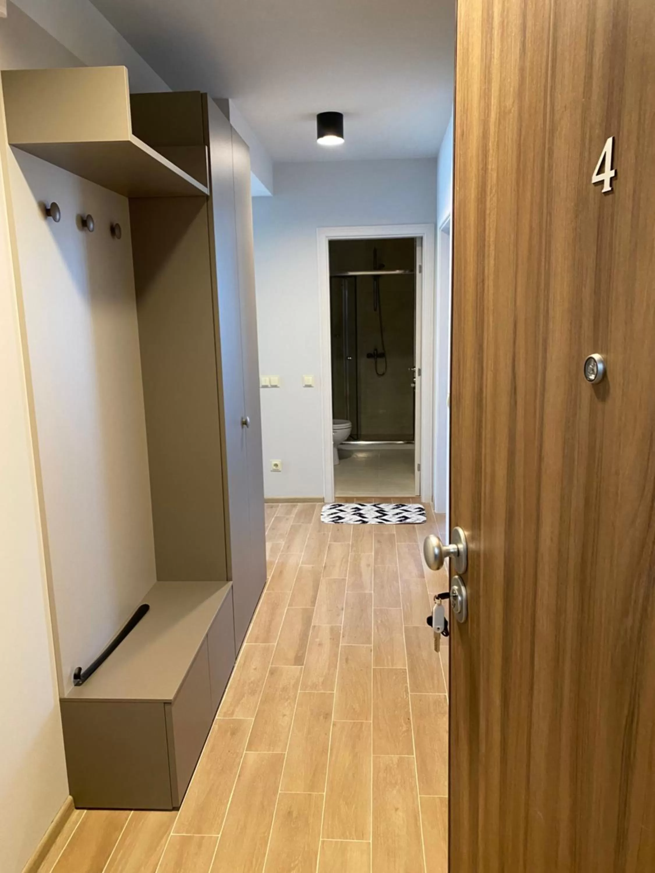 wardrobe in 7th Sense boutique apartments