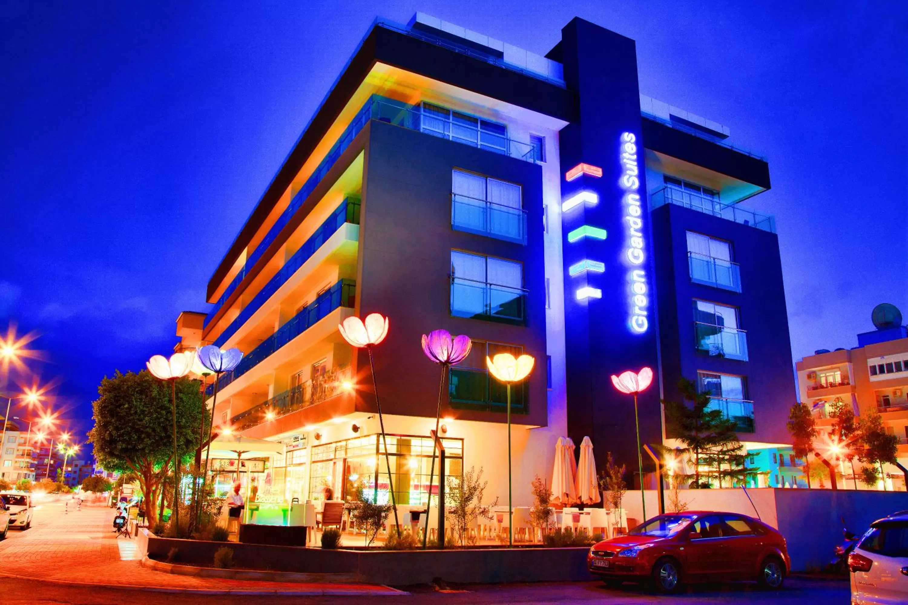 Property building in Green Garden Suites Hotel