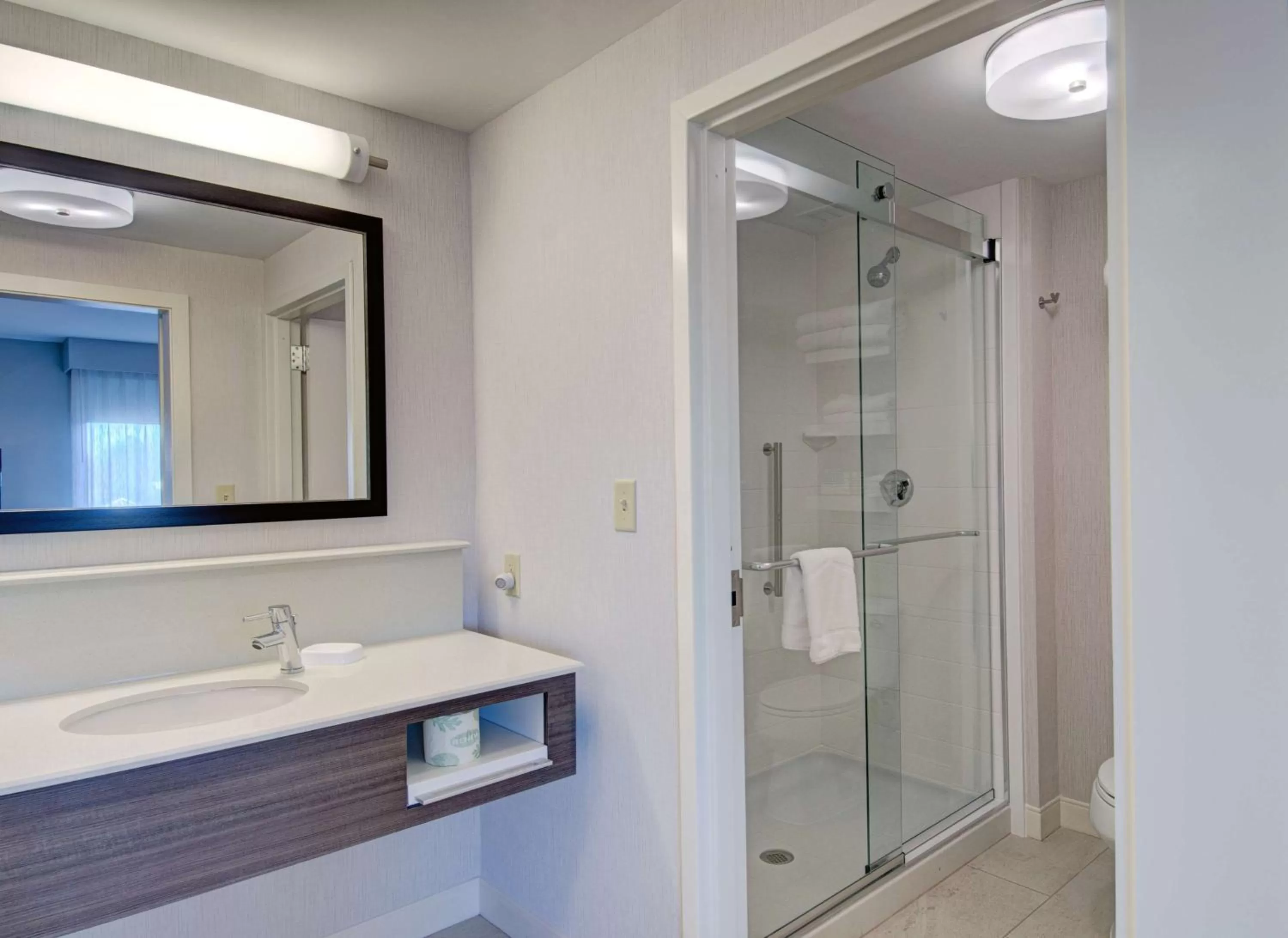 Bathroom in Hampton Inn Boston - Westborough