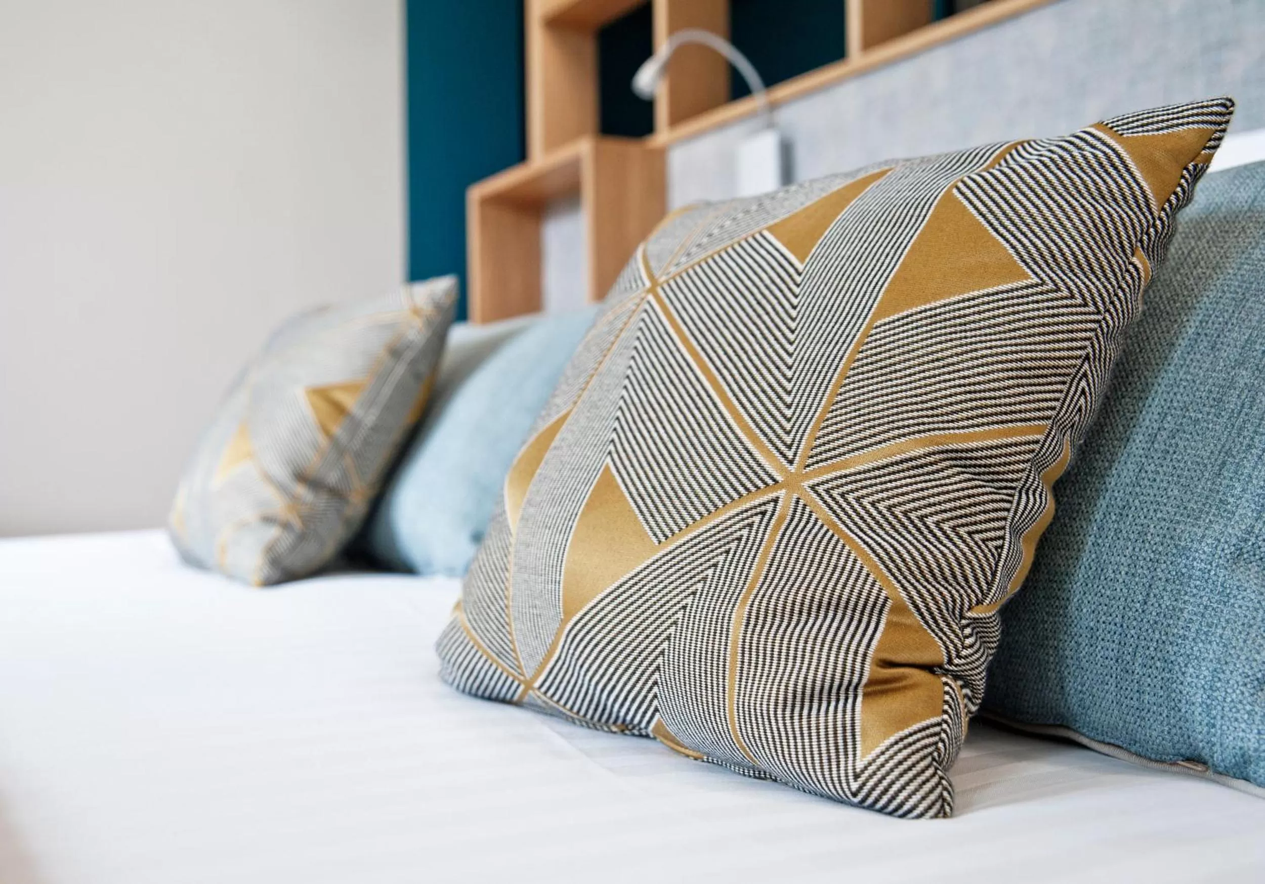 Bed in Hôtel Les Costans, The Originals Relais