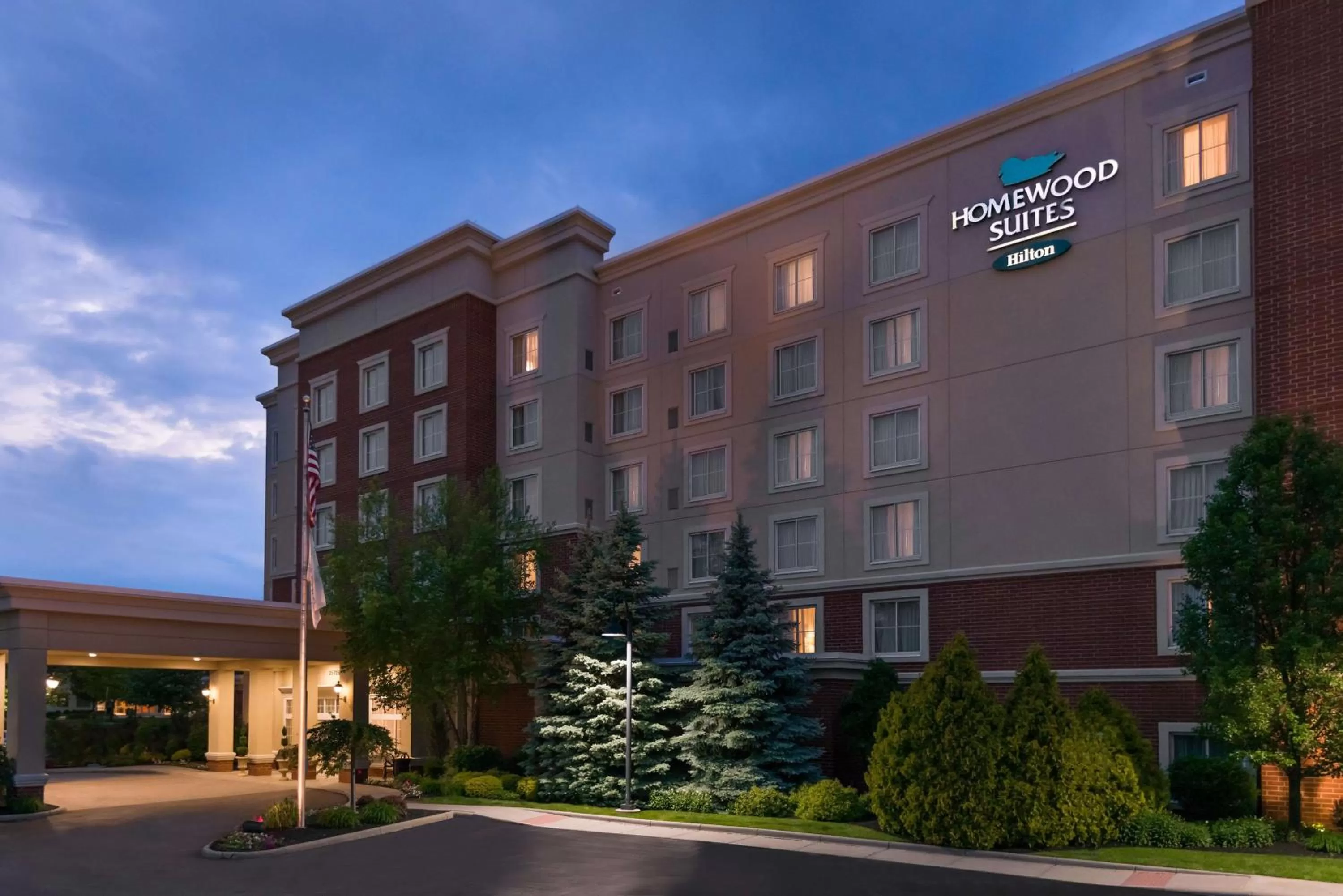 Property building in Homewood Suites by Hilton Cleveland-Beachwood