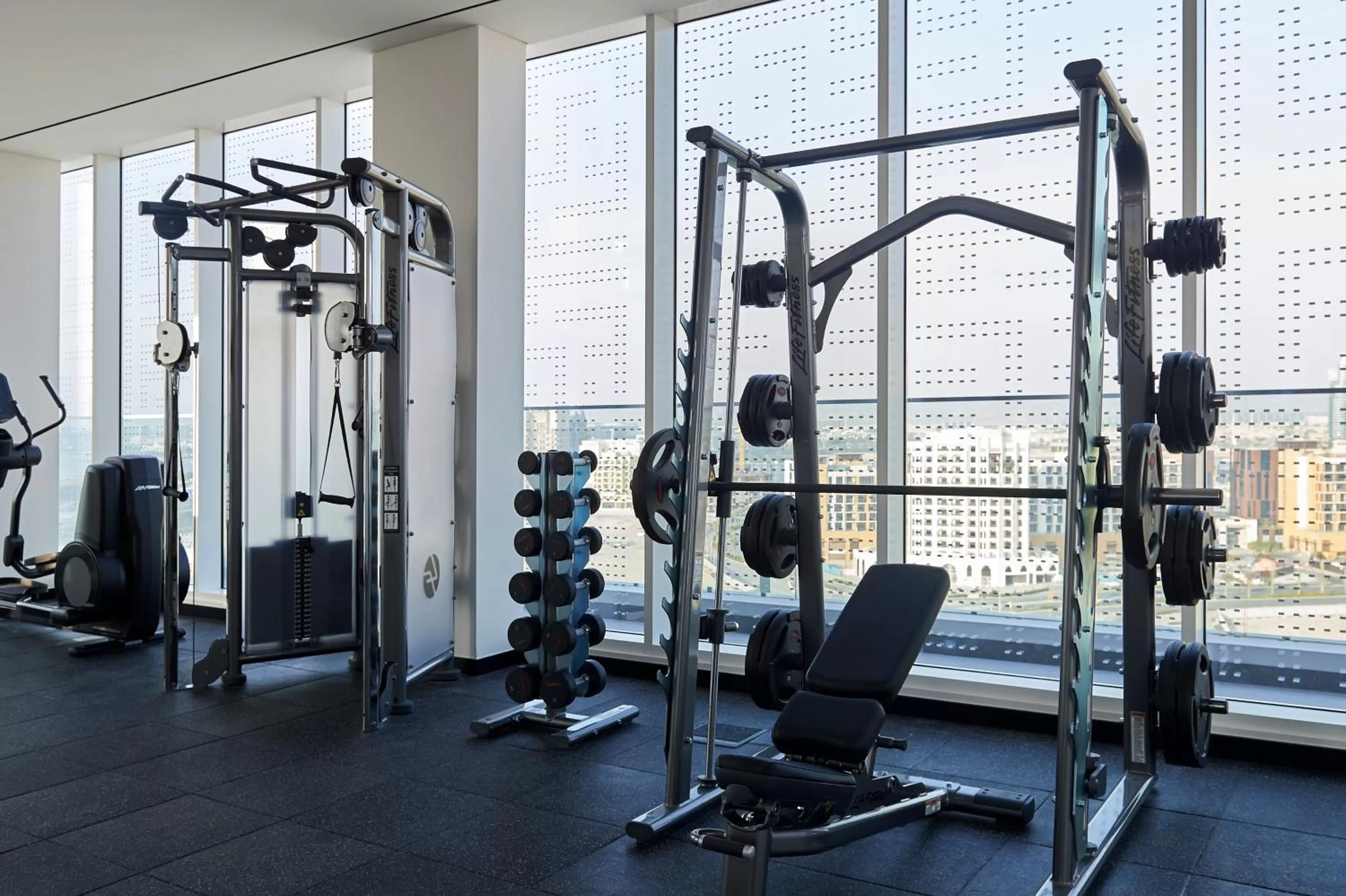 Fitness centre/facilities in FORM Hotel Al Jaddaf, Dubai, a Member of Design Hotels