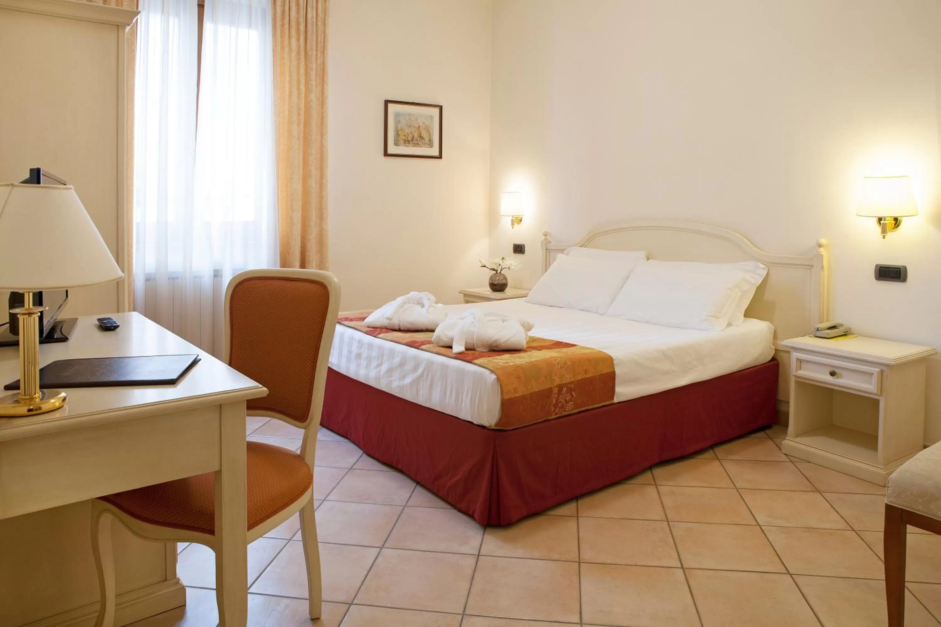 Bedroom, Bed in Hotel Le Mura