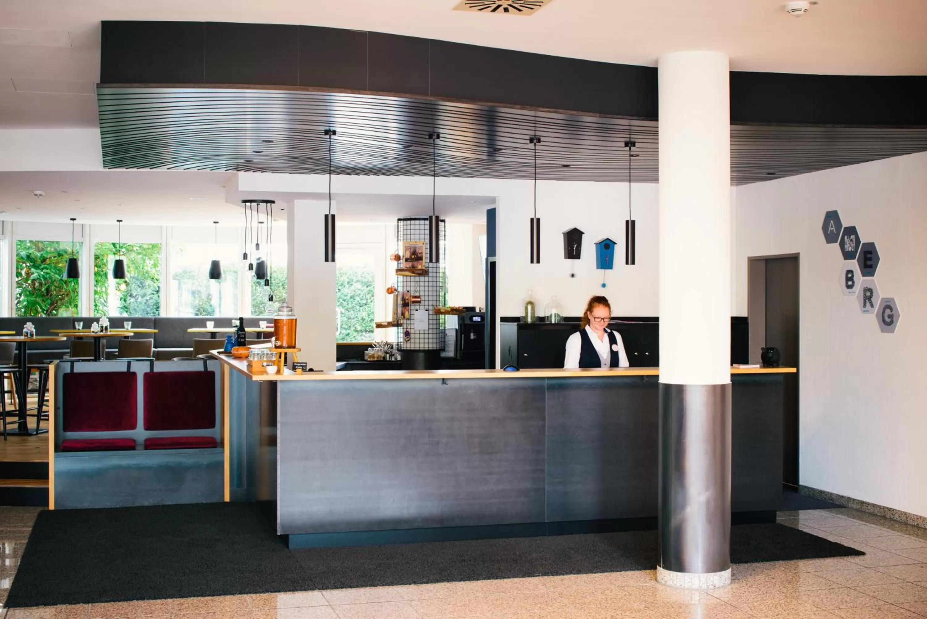 Lobby or reception in Vienna House Easy by Wyndham Amberg