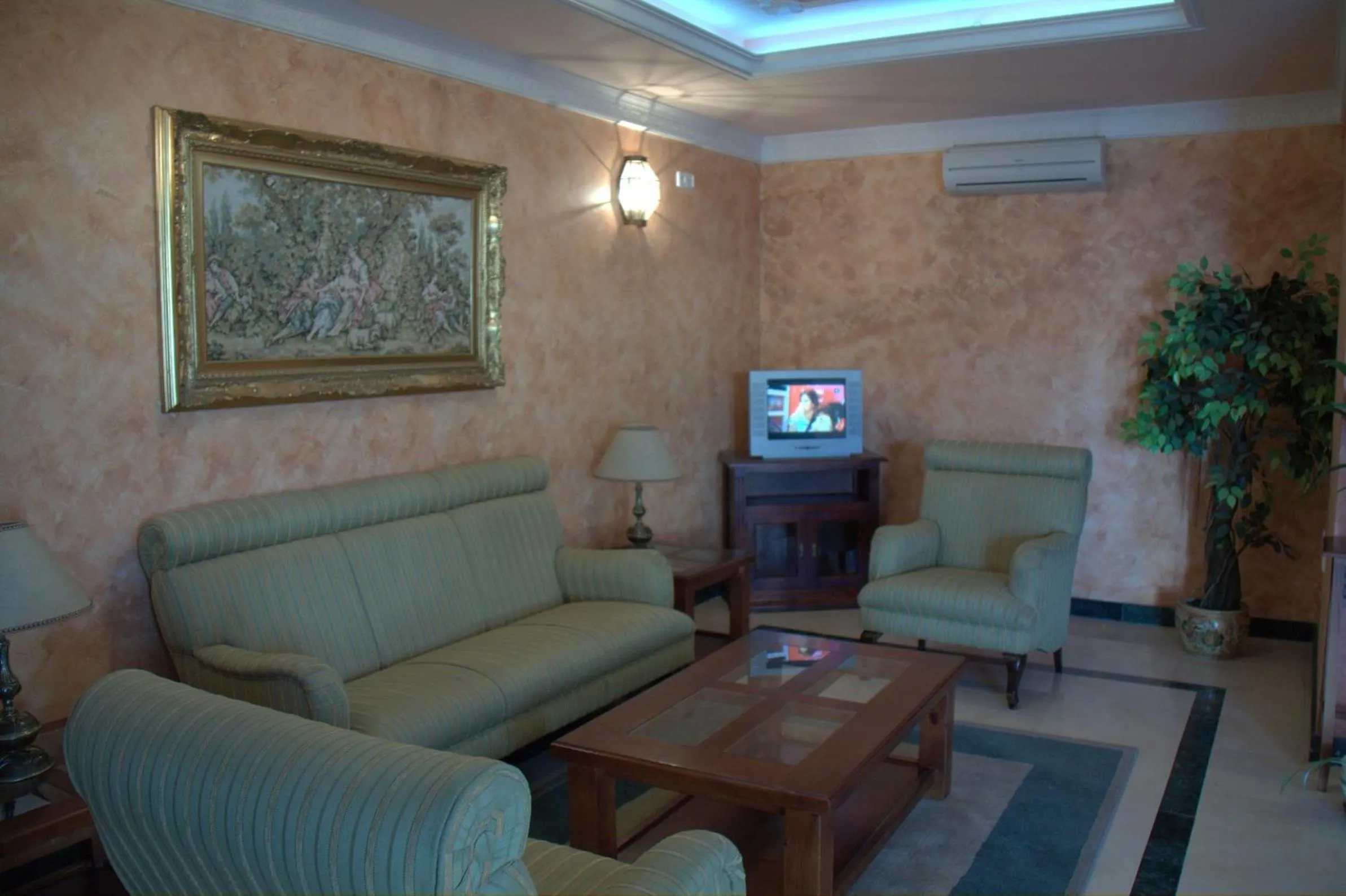 Communal lounge/ TV room in Hotel los Girasoles
