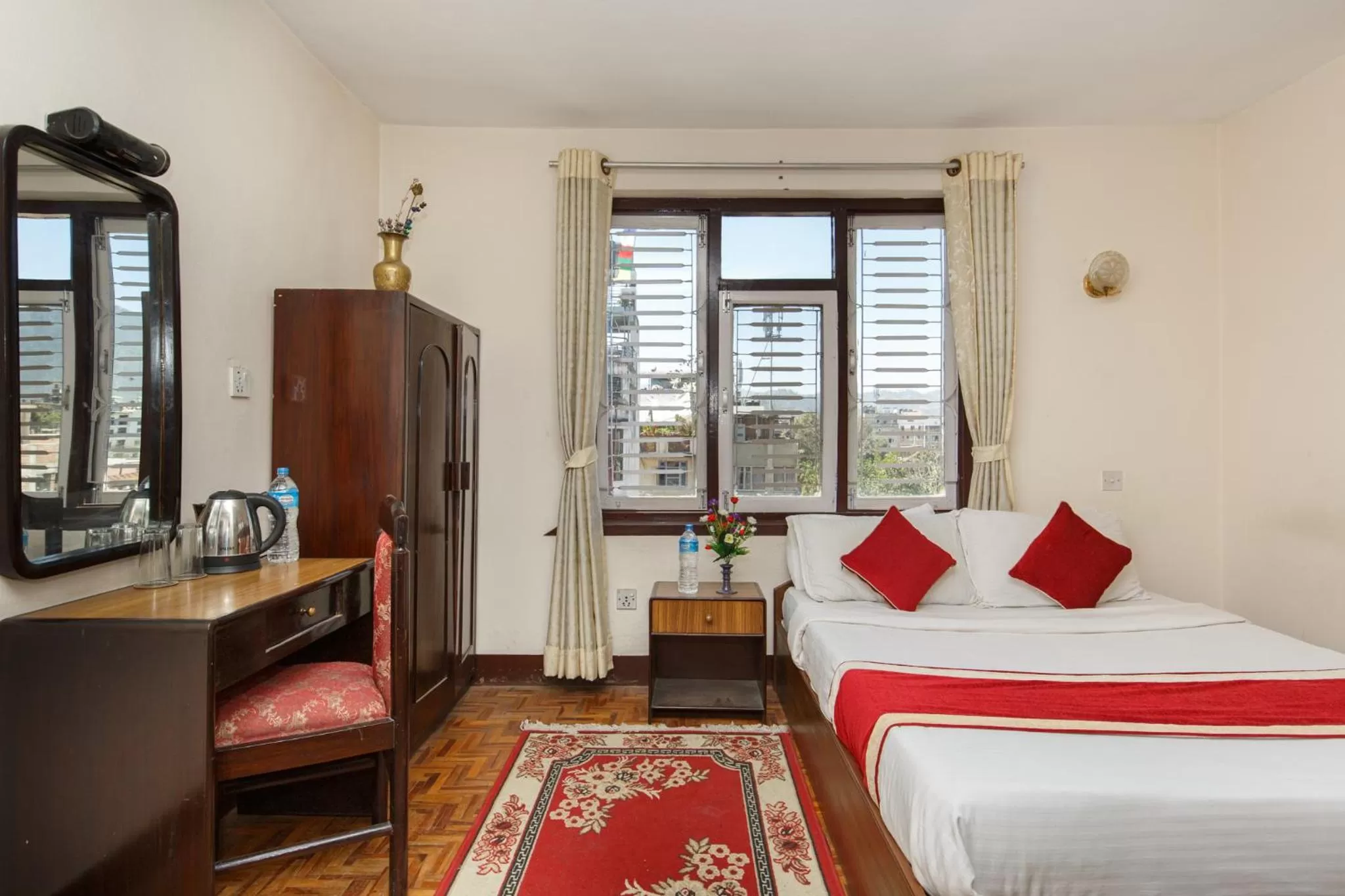 Bed in KATHMANDU NOMAD HOTEL