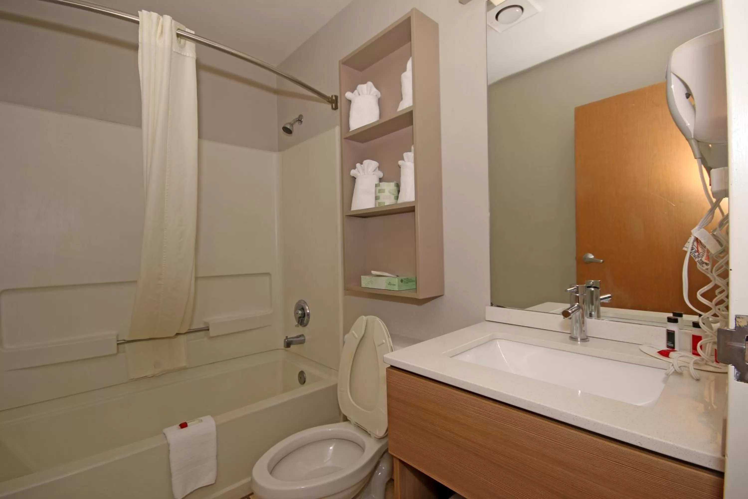Bathroom in Microtel Inn by Wyndham Greensboro