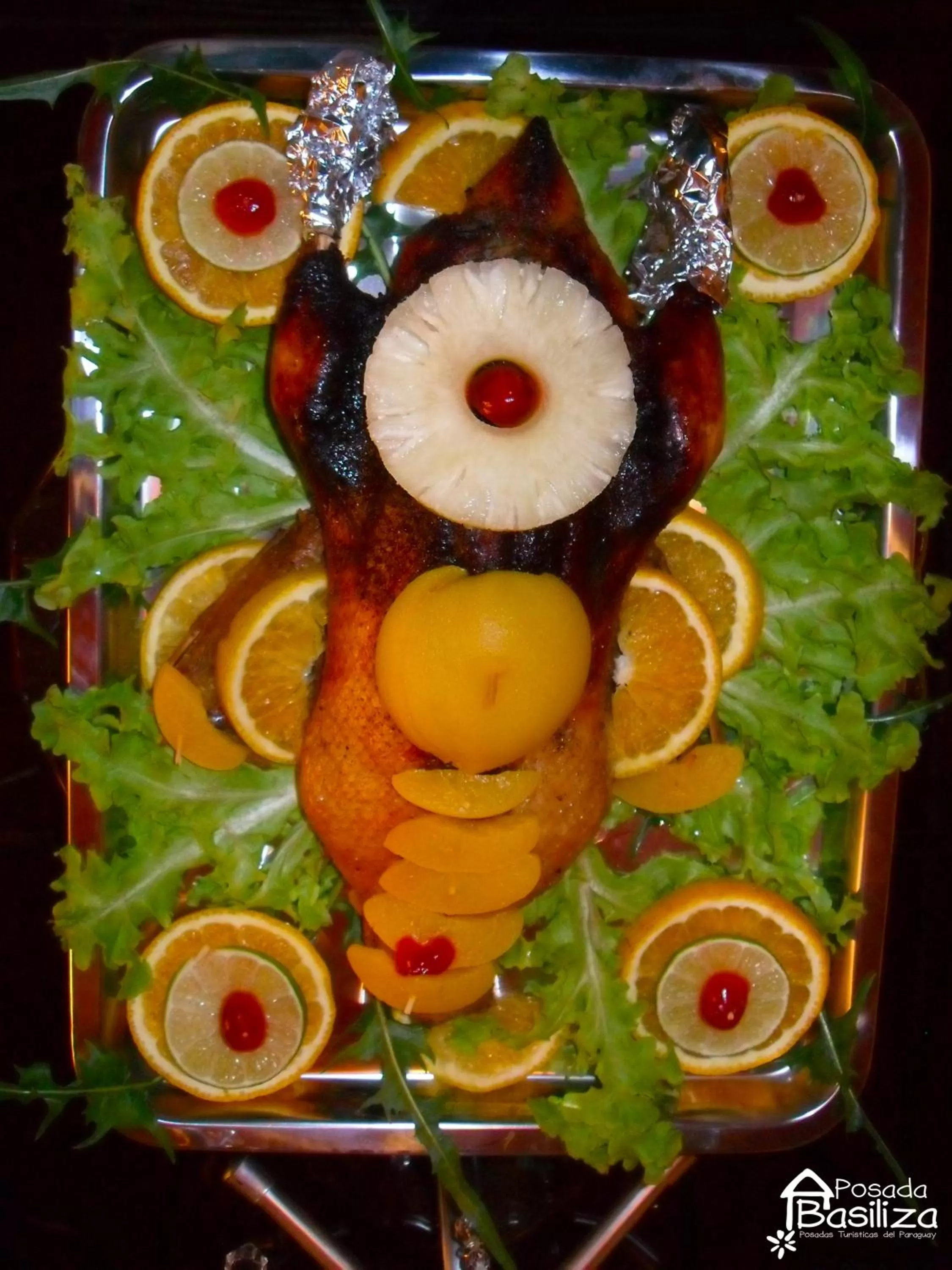 Food close-up in Posada Basiliza, Encarnación PY