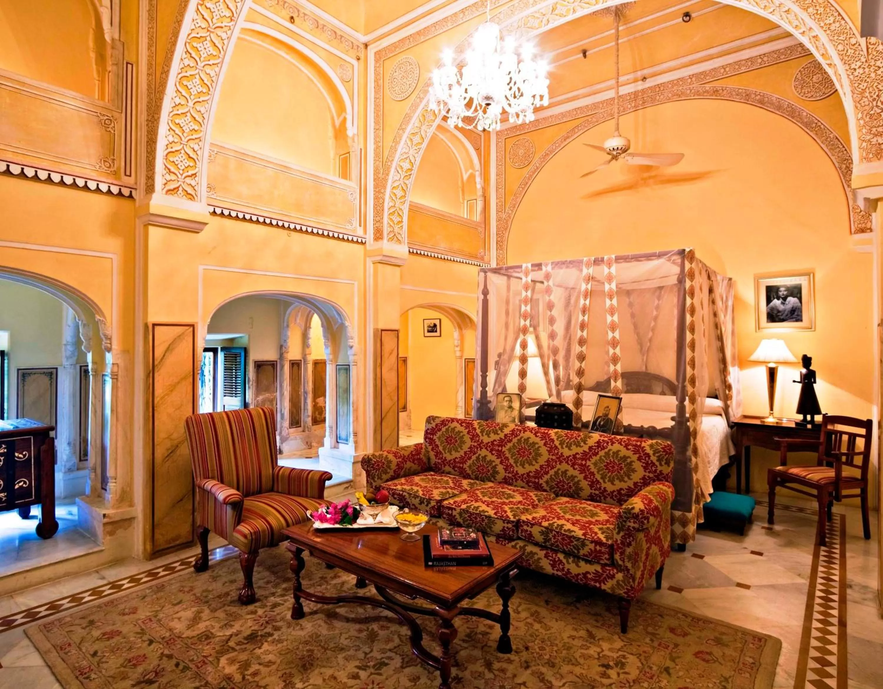 Bedroom in Samode Haveli
