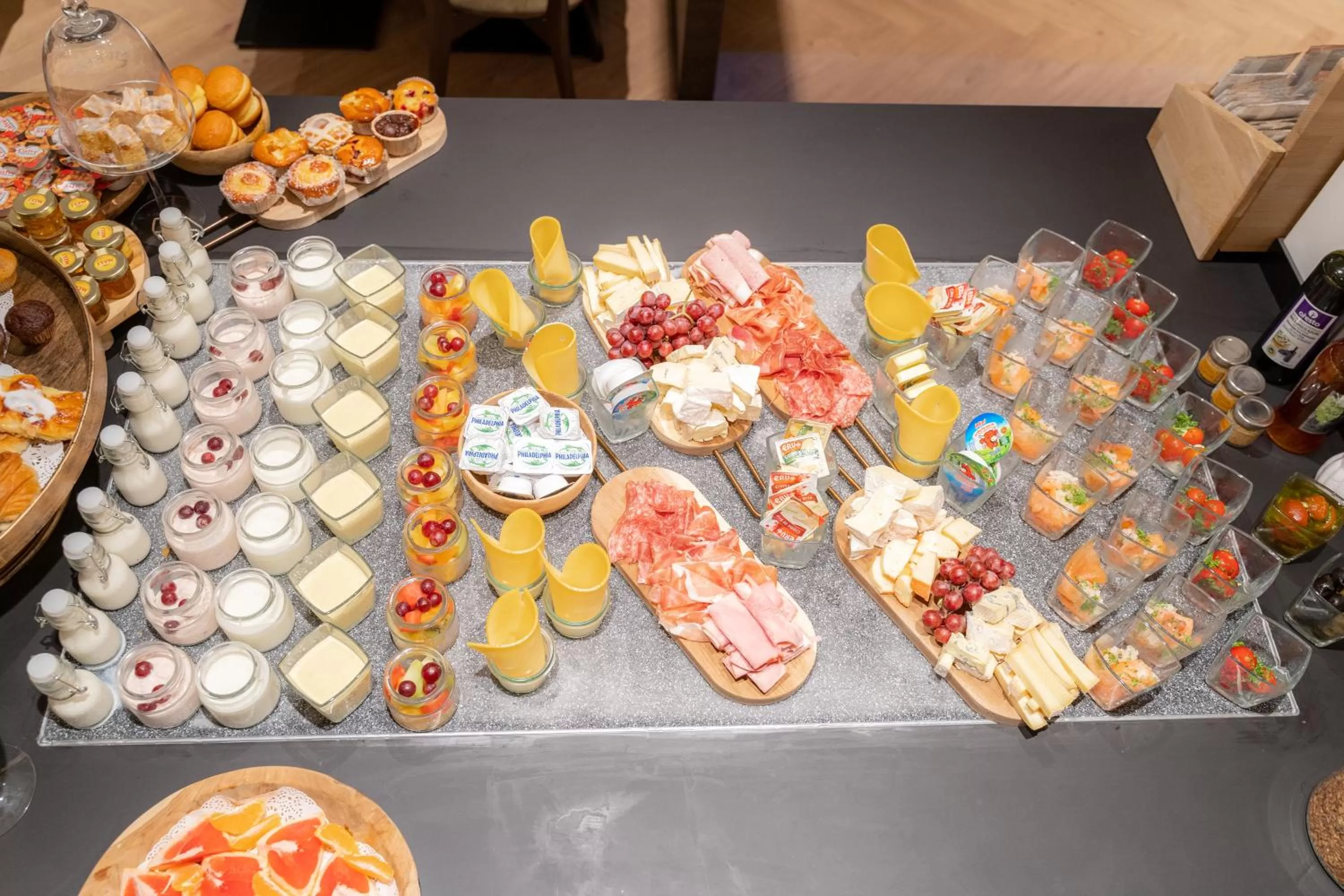 Buffet breakfast in Grand Hotel Normandy by CW Hotel Collection