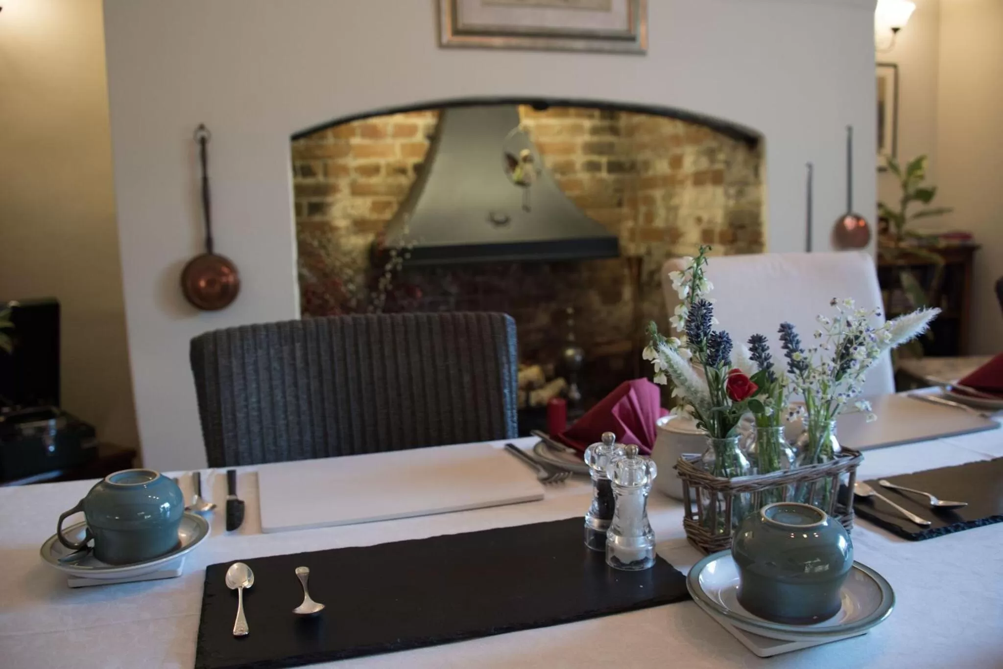 Dining area in St Leonards Farmhouse