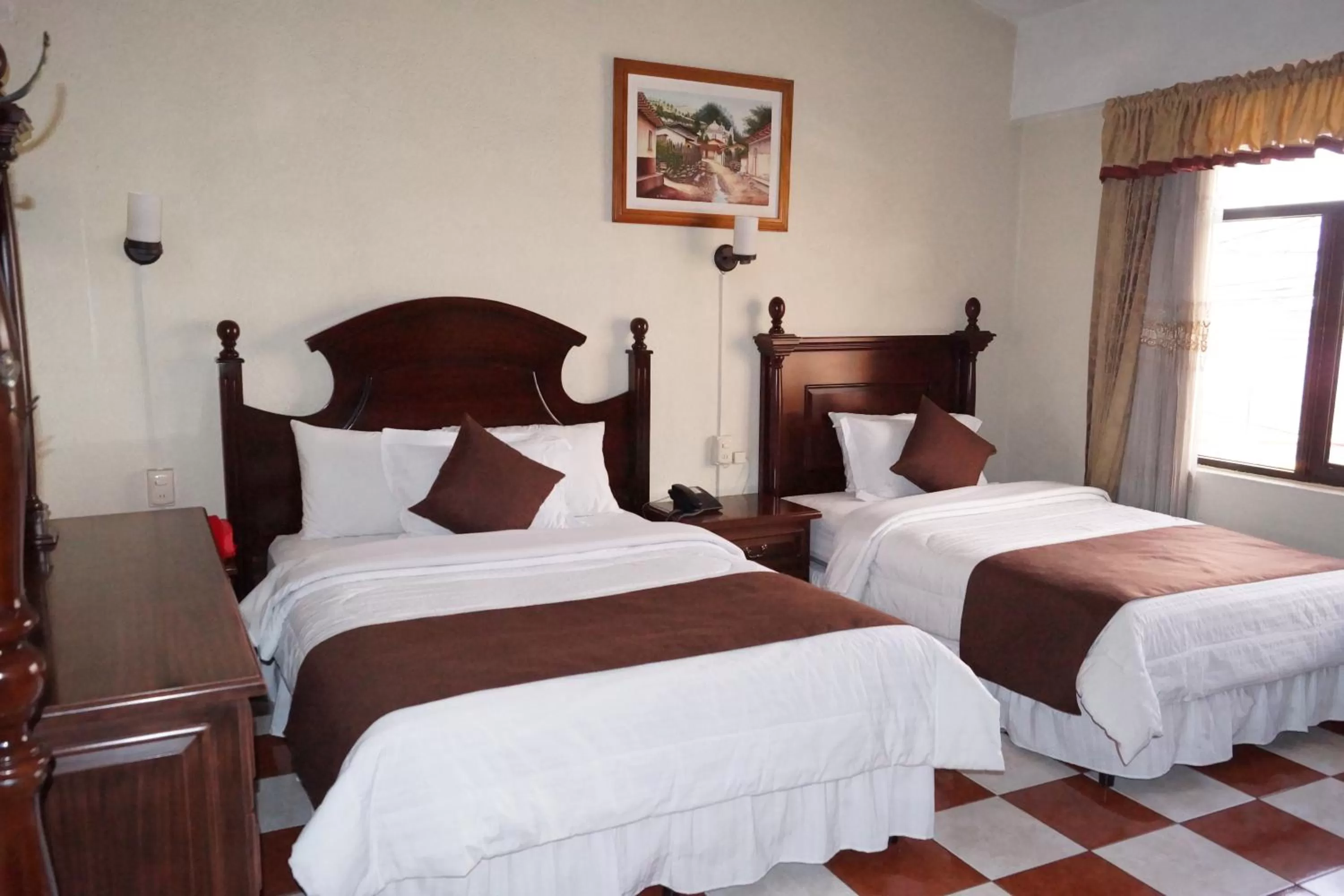 Bed in Hotel Las Americas