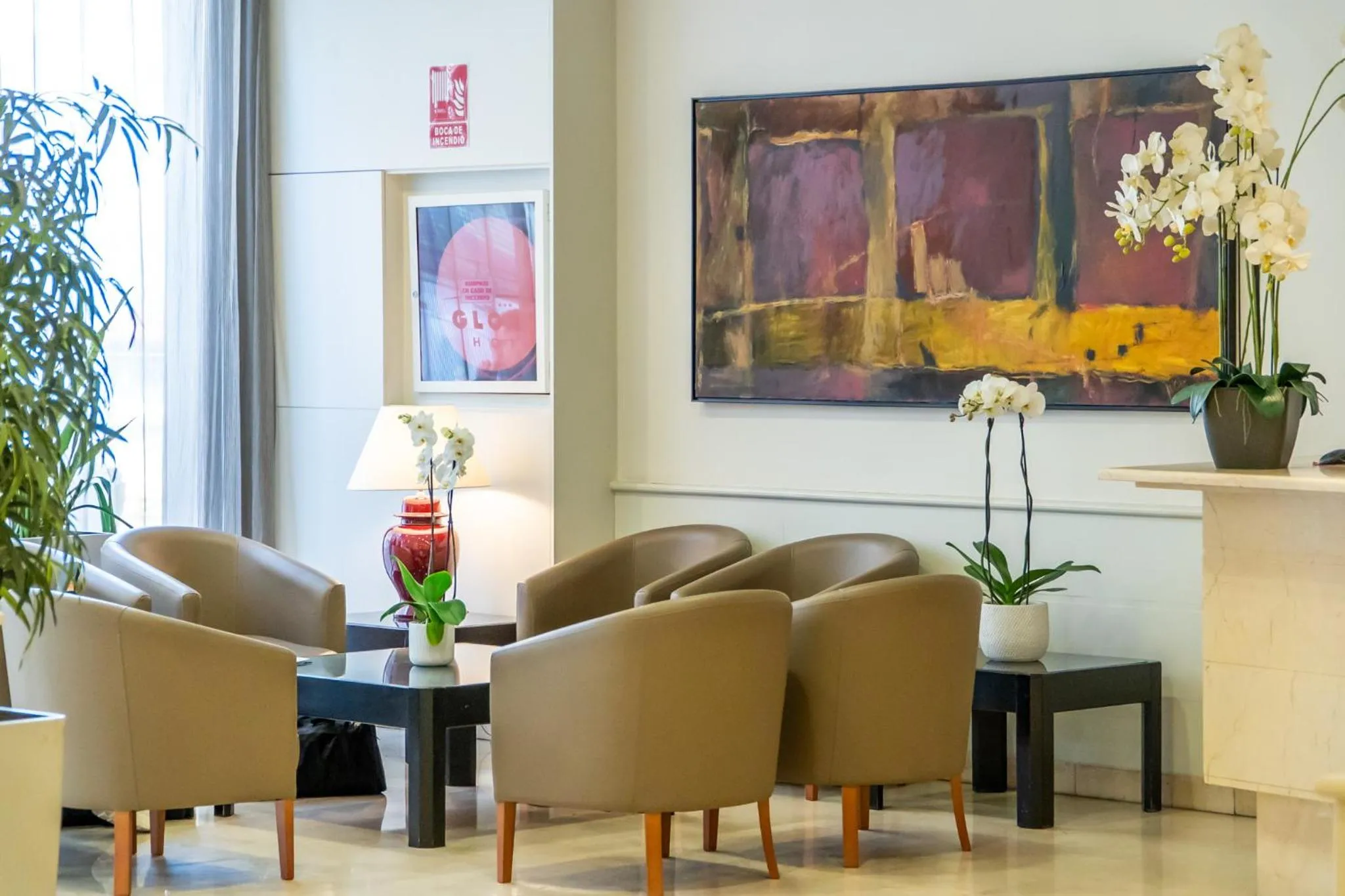 Living room in Hotel Glòries