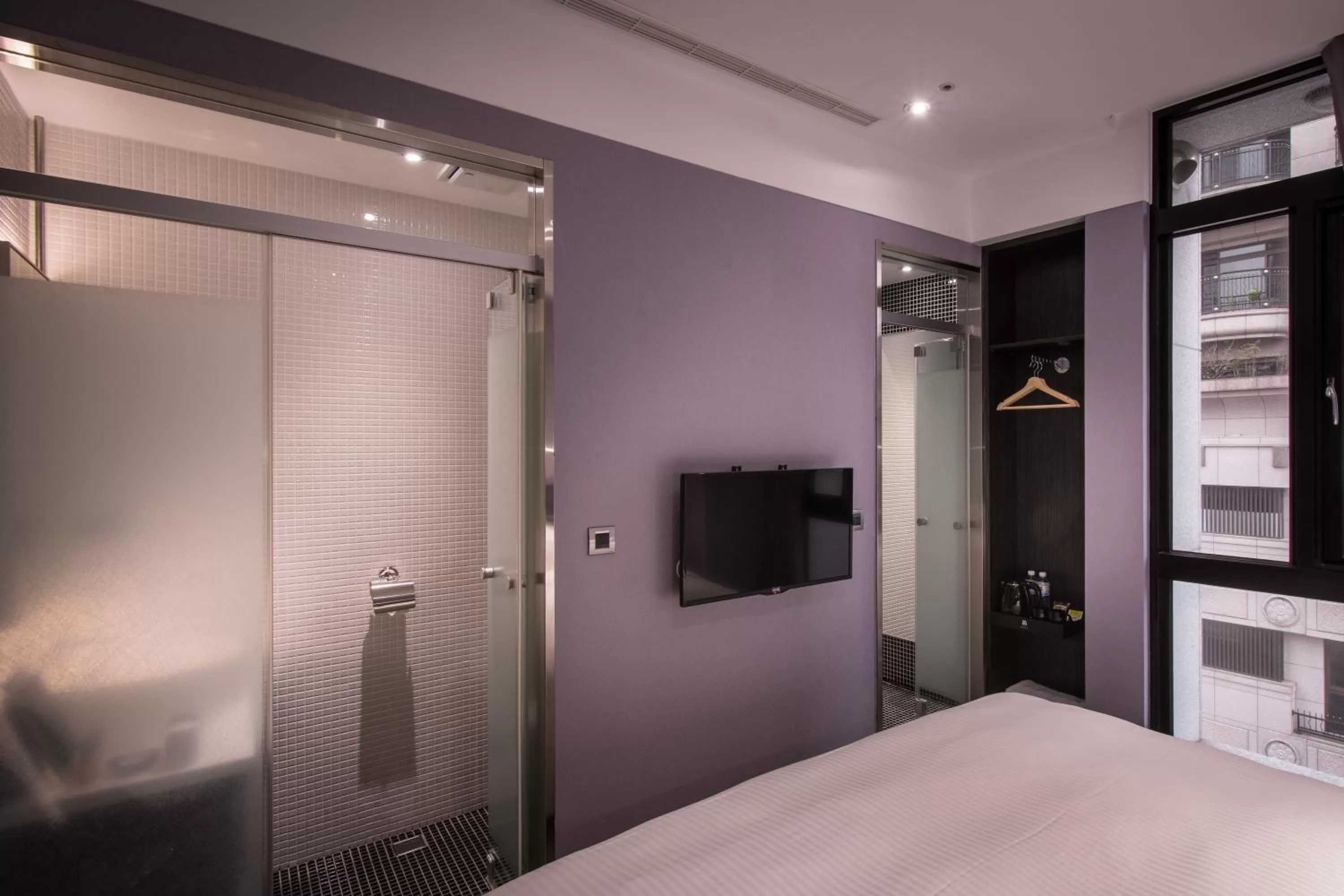 TV and multimedia, Bed in Yi Su Hotel-Taipei Ningxia