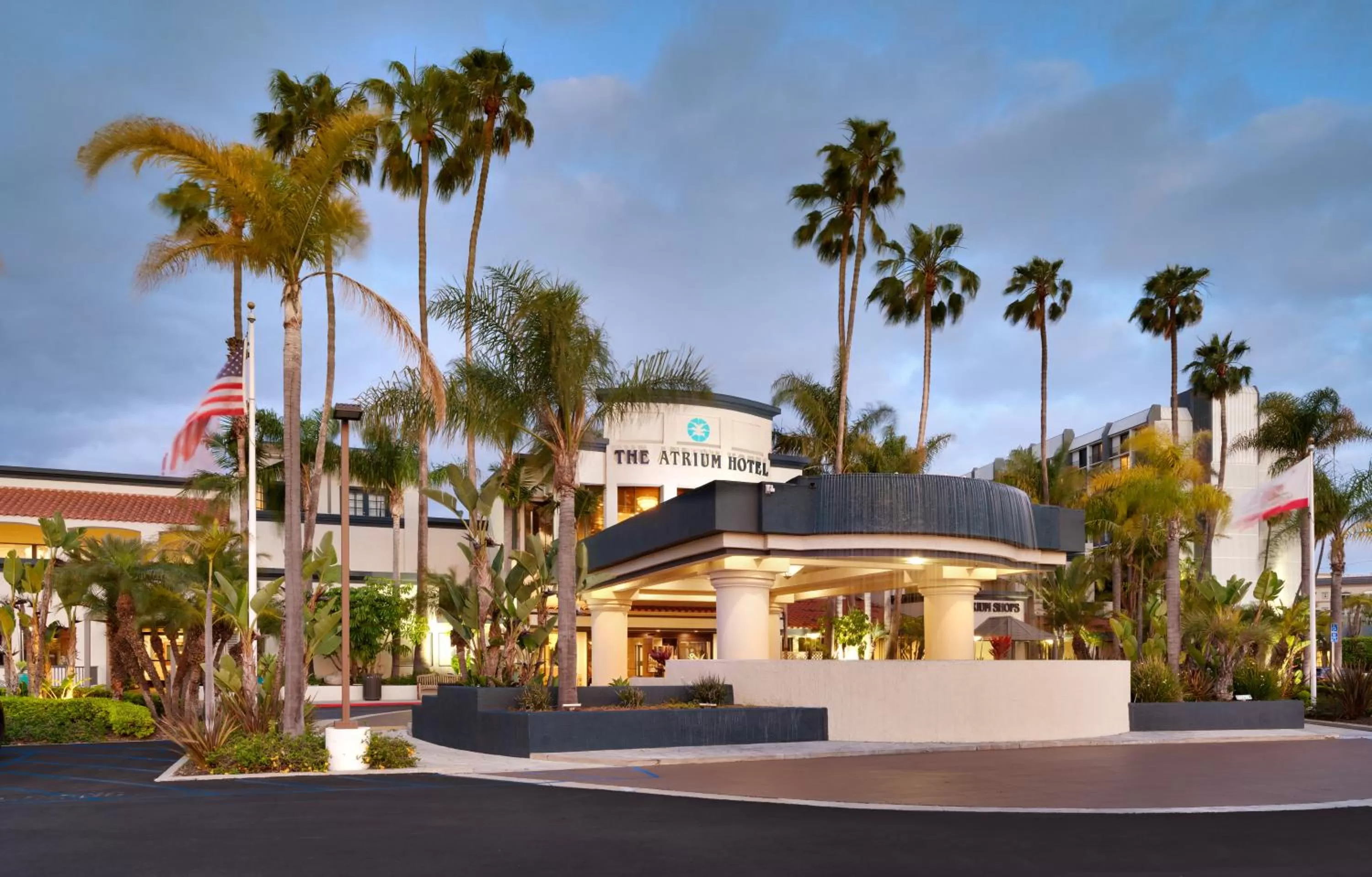 Property building in Atrium Hotel Orange County