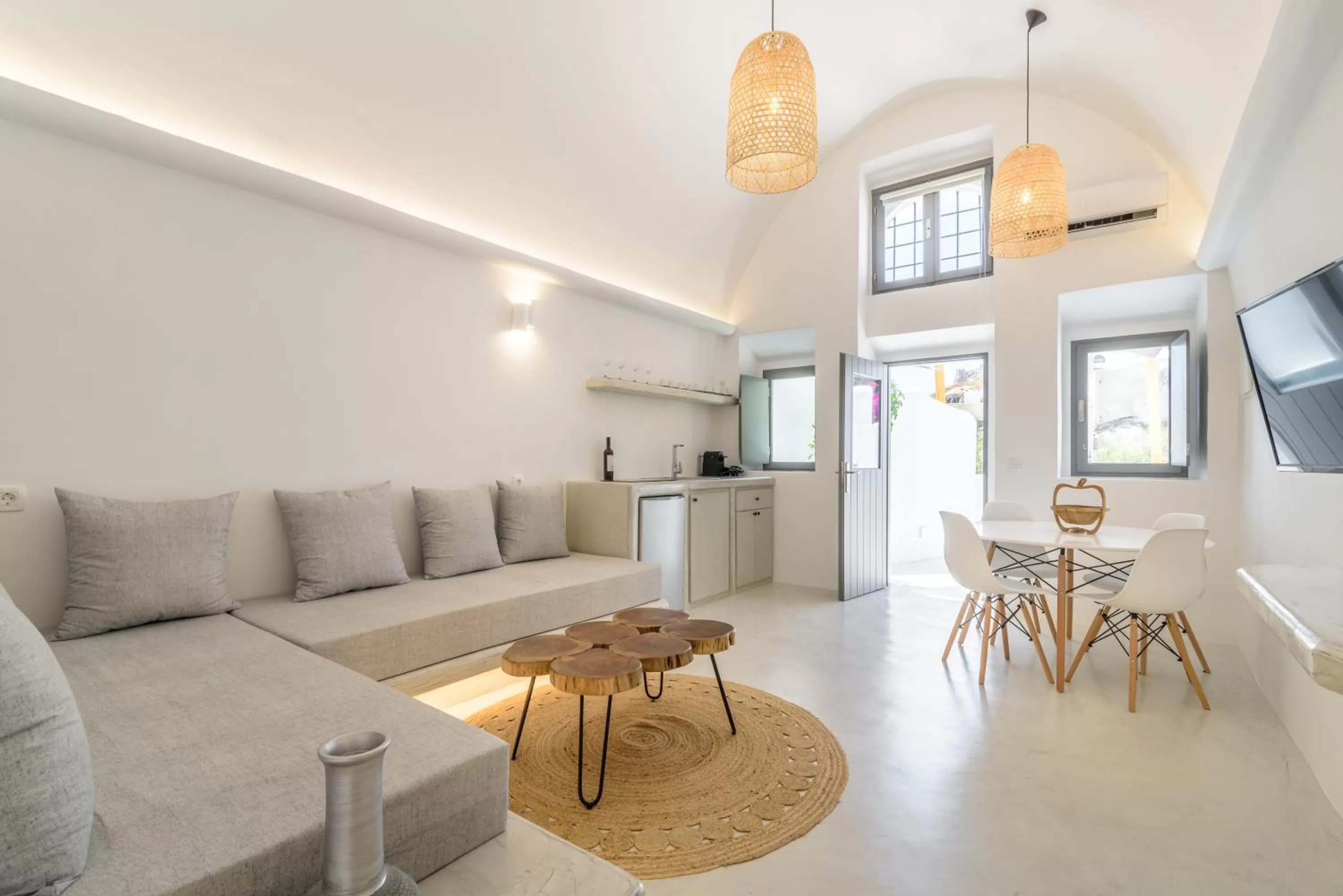 Living room in Anila Suites
