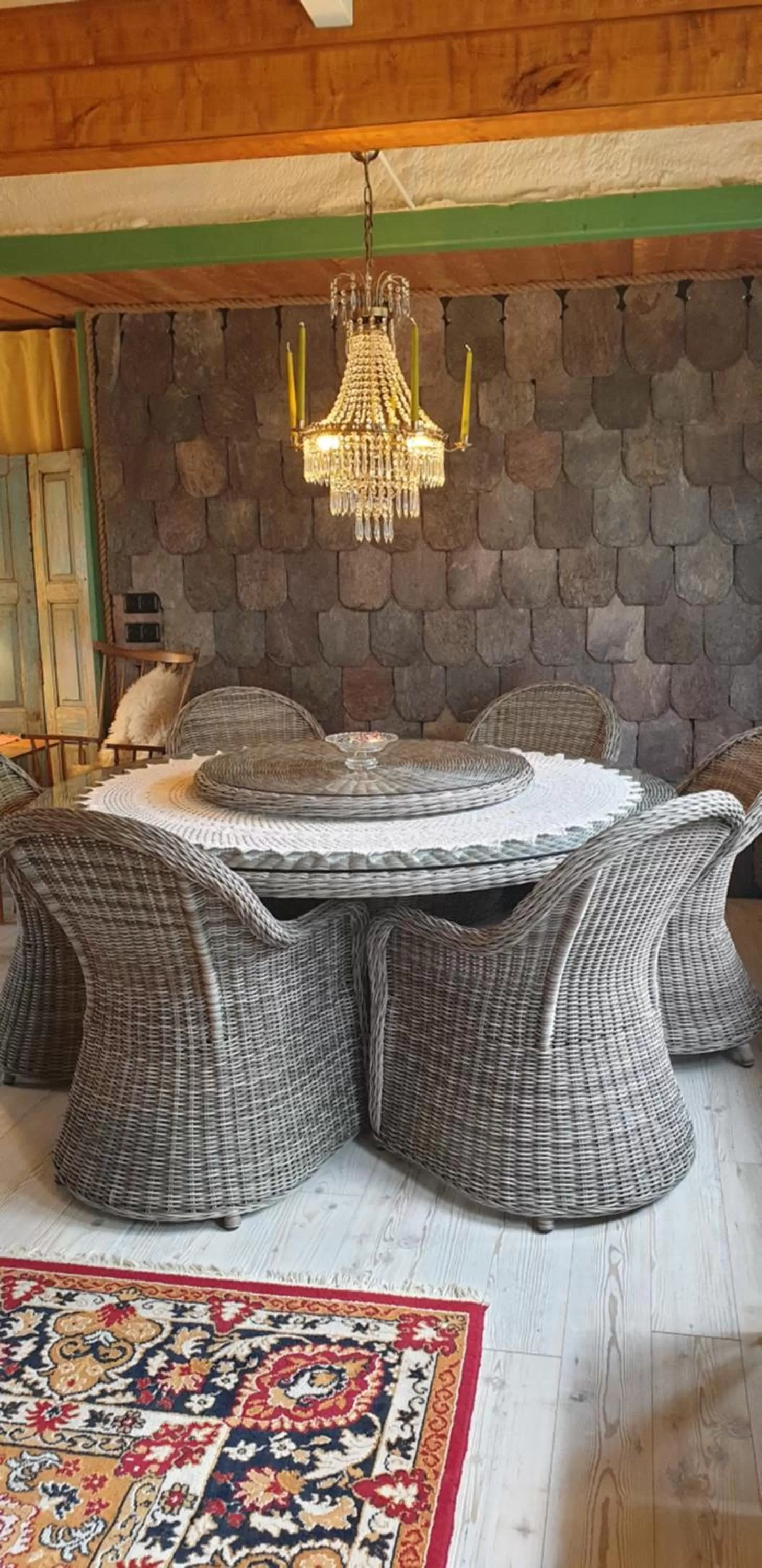 Seating area in Woodstock B & B Studios