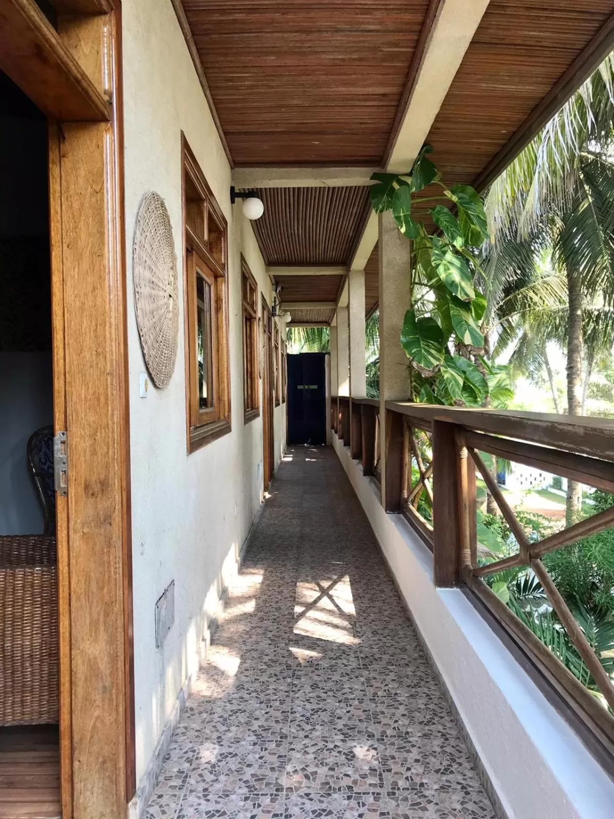 Balcony/Terrace in Boblin la Mer hotel restaurant plage