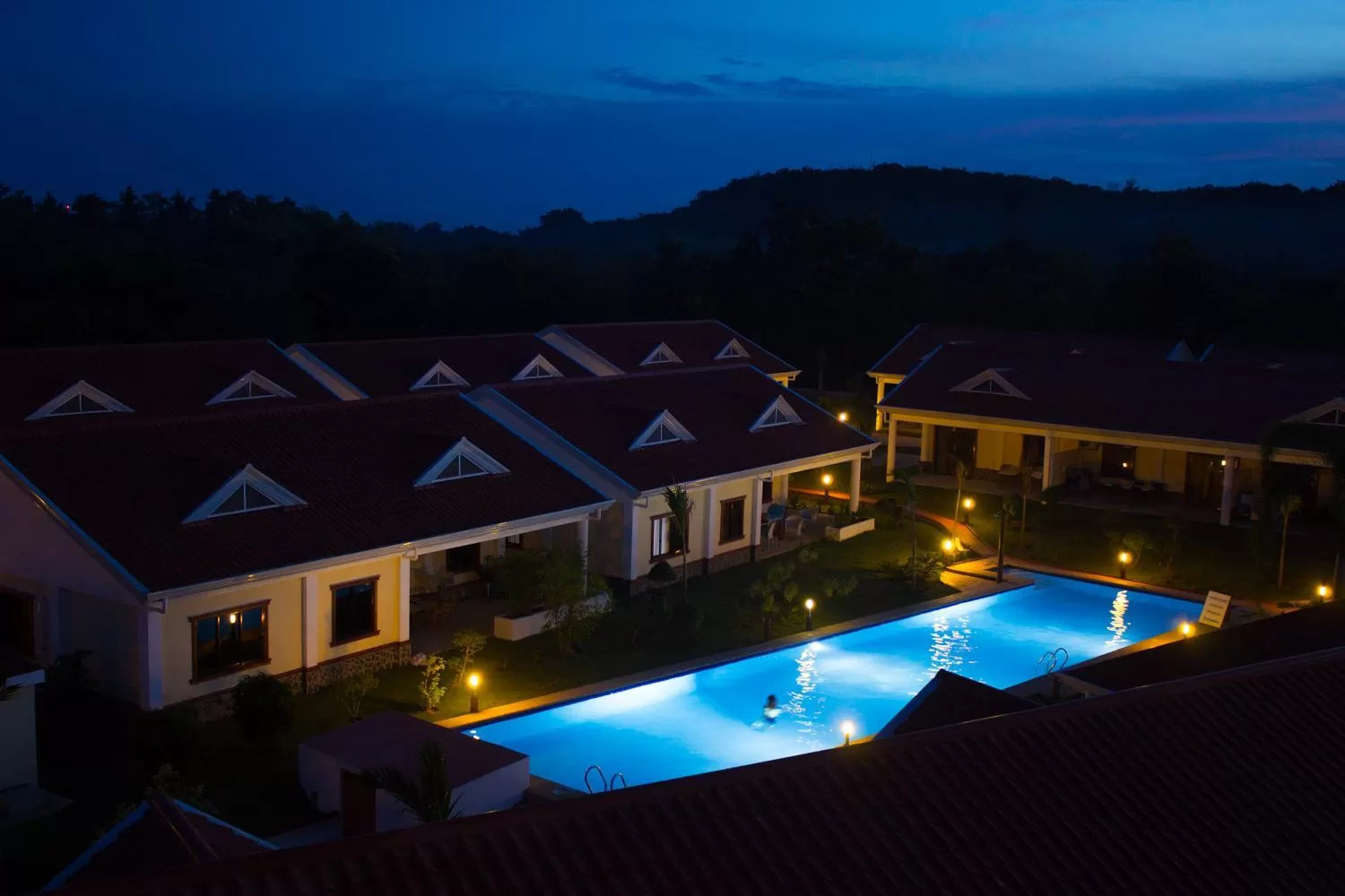 Pool View in Jugalis Hotel and Restaurant