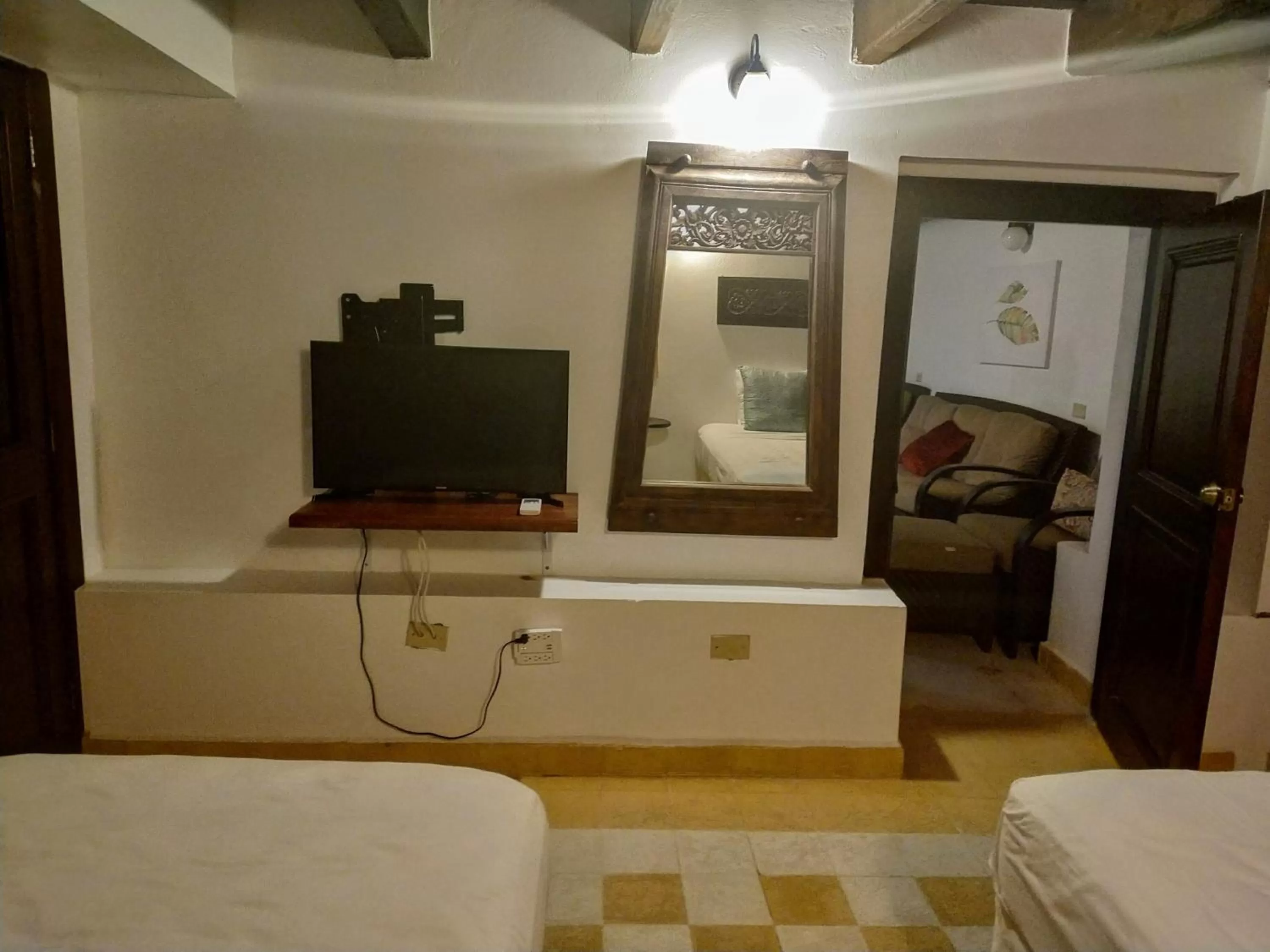 Bed in La Terraza de San Juan