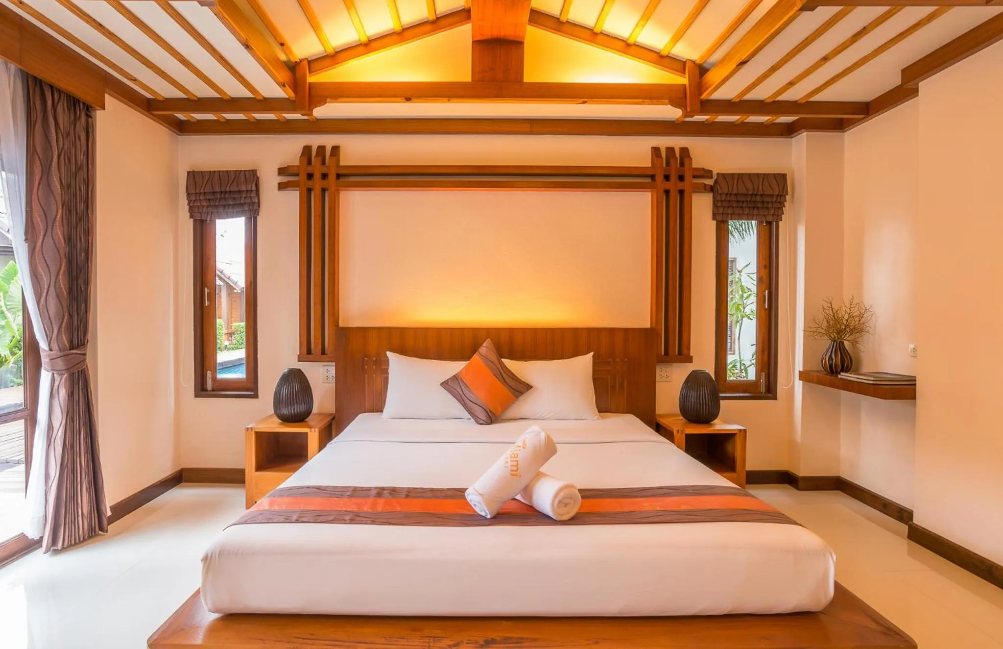 Bedroom, Bed in Lanta Miami Resort - SHA Extra Plus