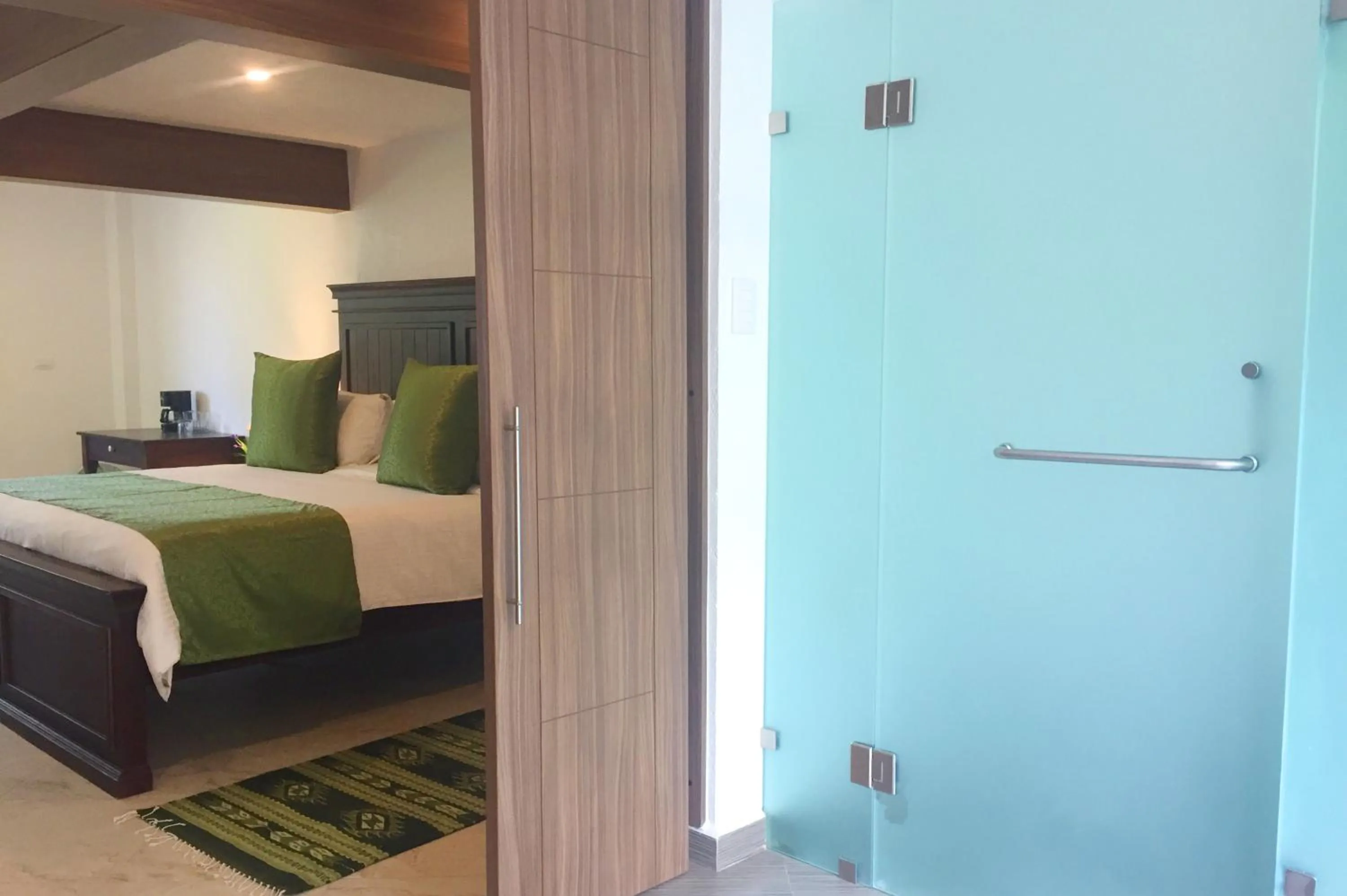 Photo of the whole room, Bed in Hotel Las Puertas de Tepoztlan