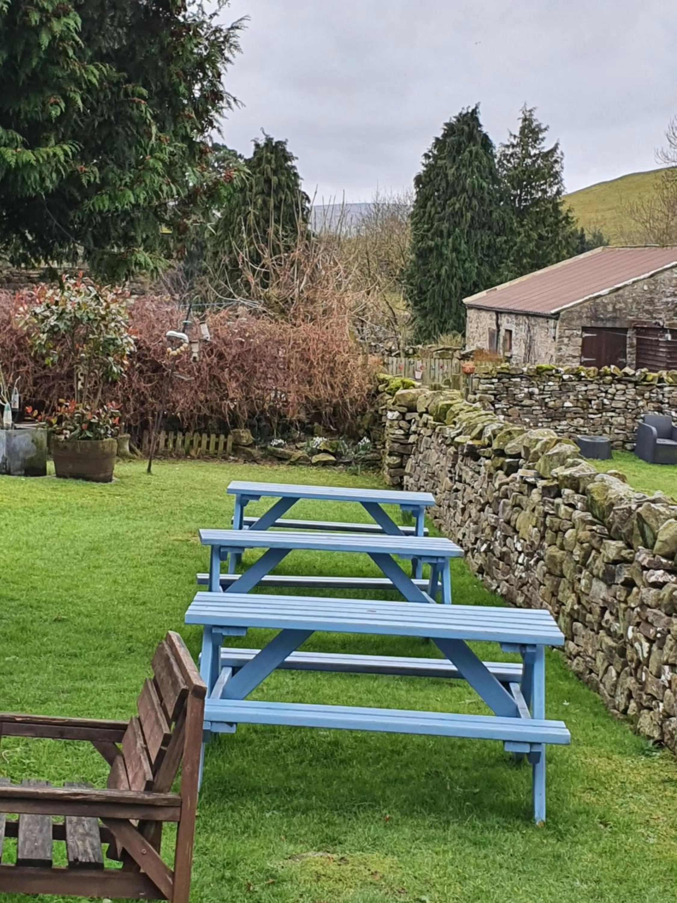 Garden in Bolton arms downholme