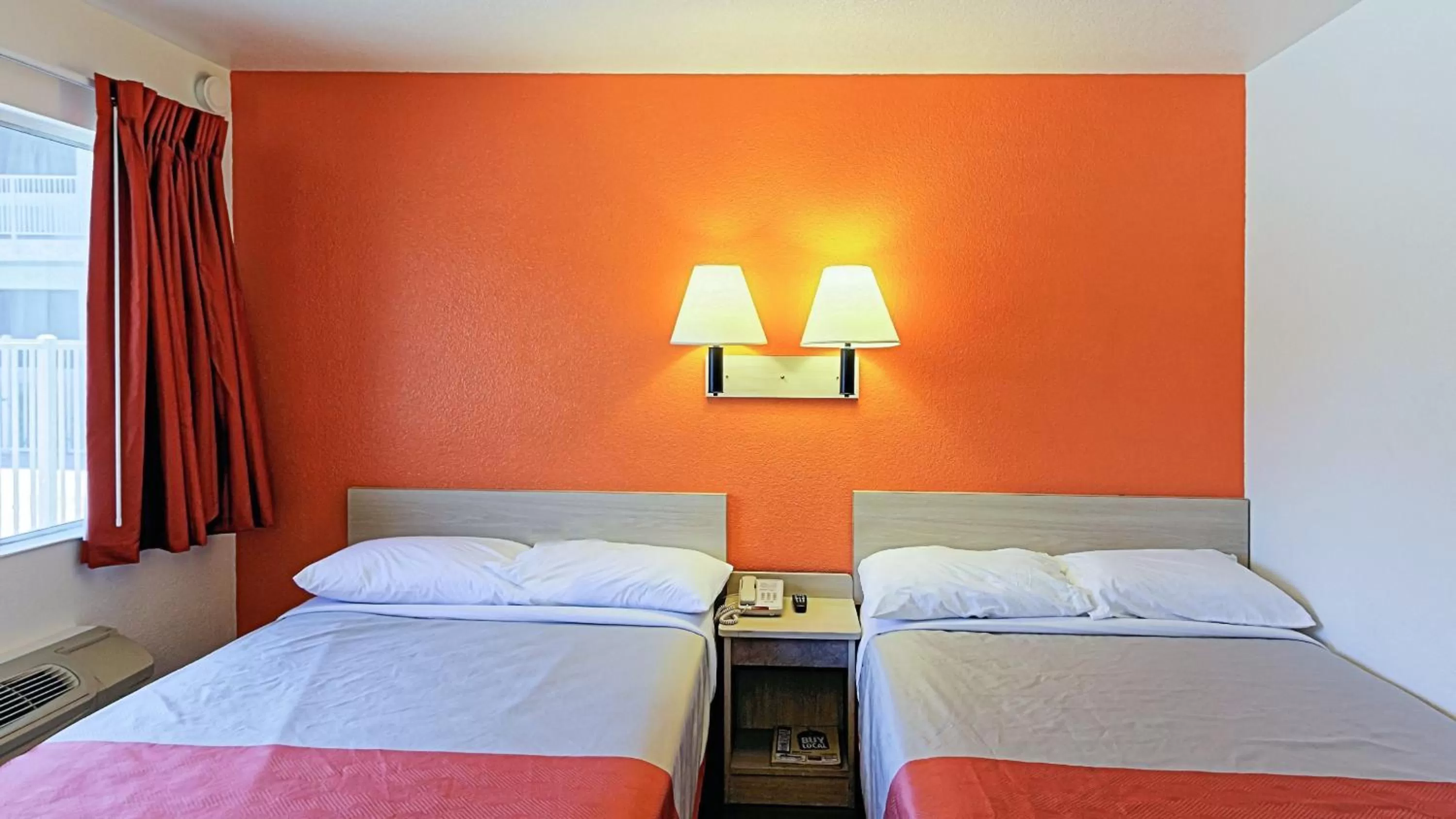 Bed in Motel 6-Chico, CA