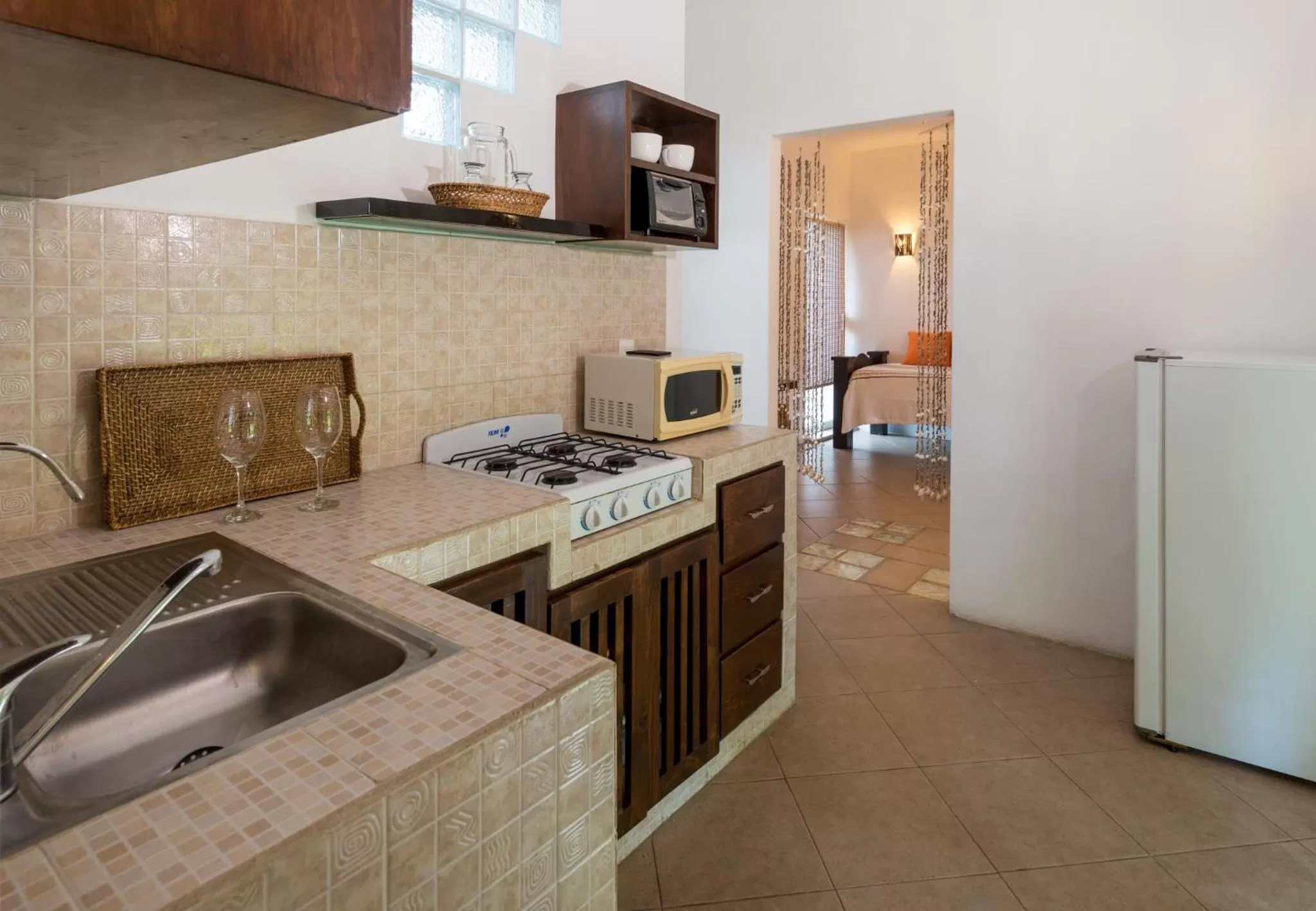 Kitchen or kitchenette in Villas El Encanto Cozumel