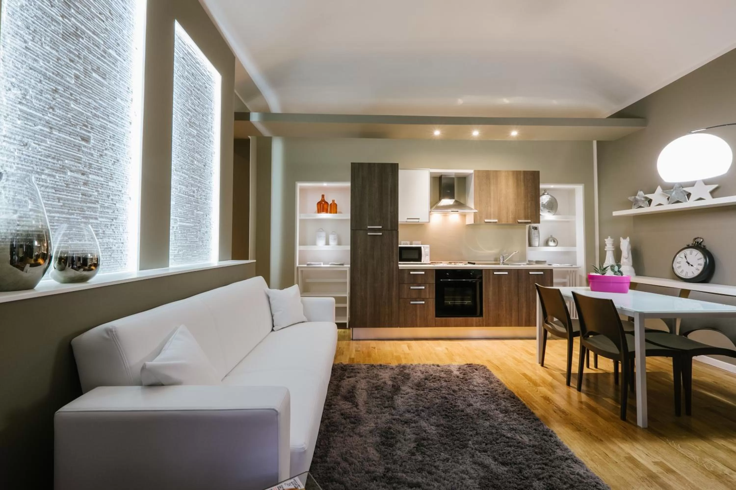 Kitchen or kitchenette in Apart Hotel Torino