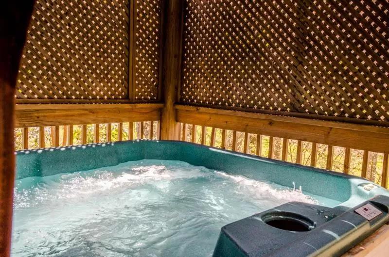 Balcony/Terrace in Asheville Cabins of Willow Winds