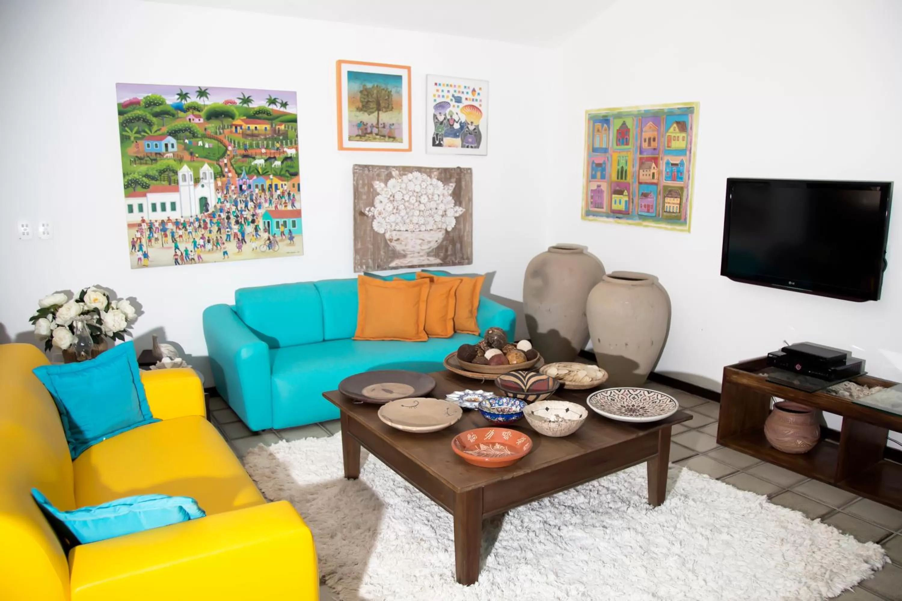 Living room, Seating Area in Hospedaria Entre Amigos