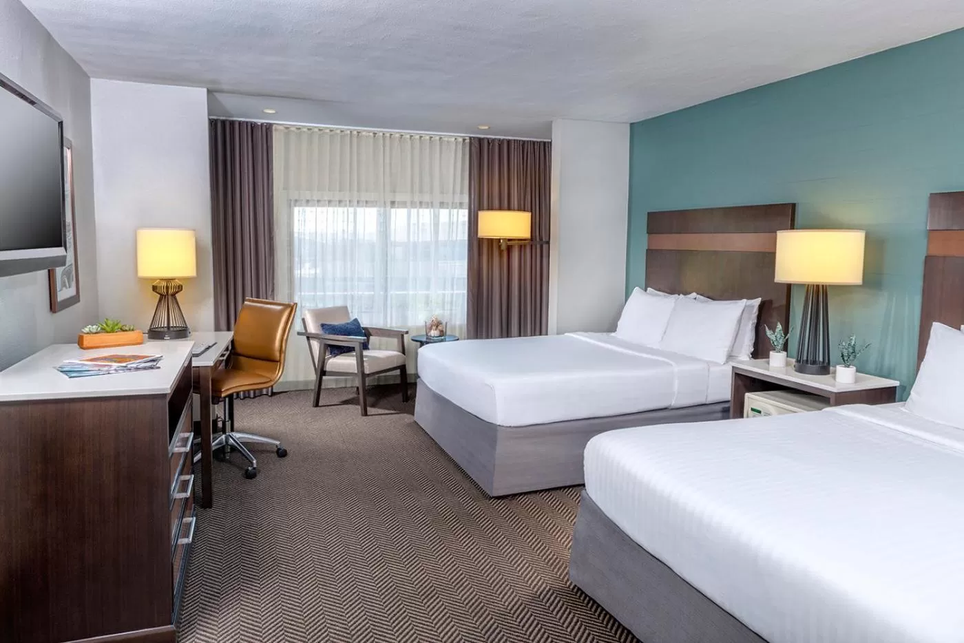 Bed in The Pierpont Inn