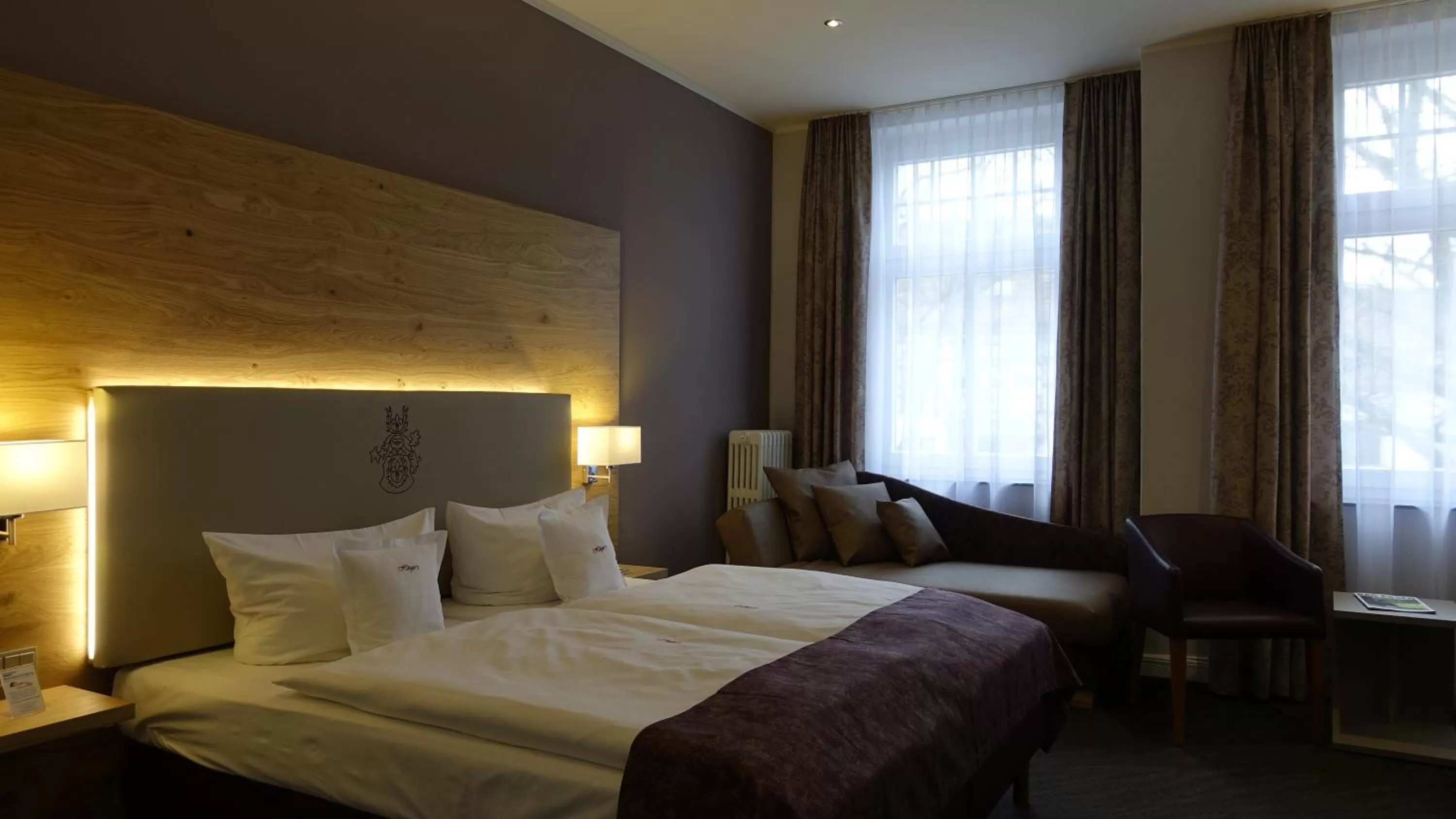 Bed in Höger's Hotel & Restaurant