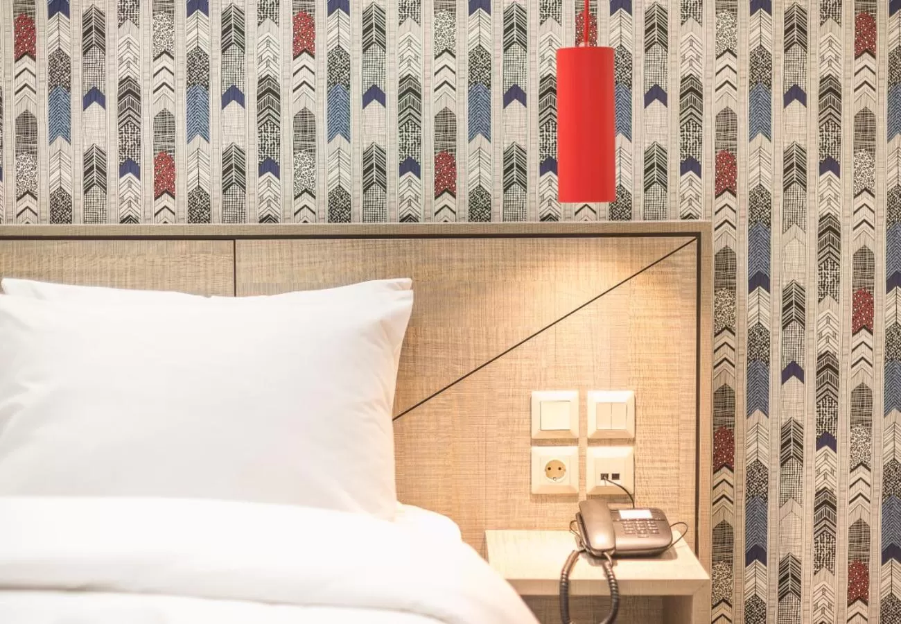 Bed in Athens Lights