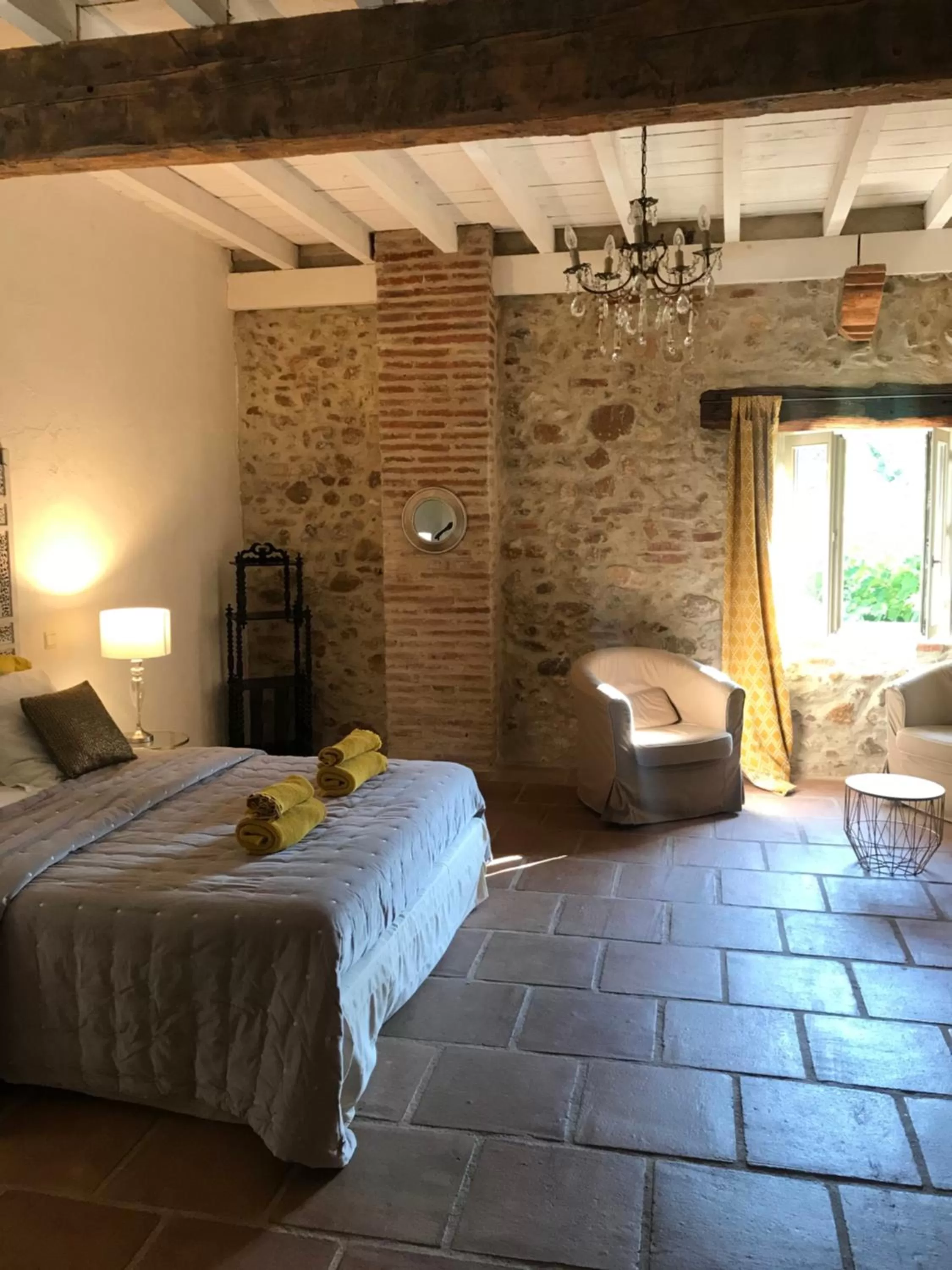 Deluxe Double Room with Extra Bed in Le Mas de la Prade