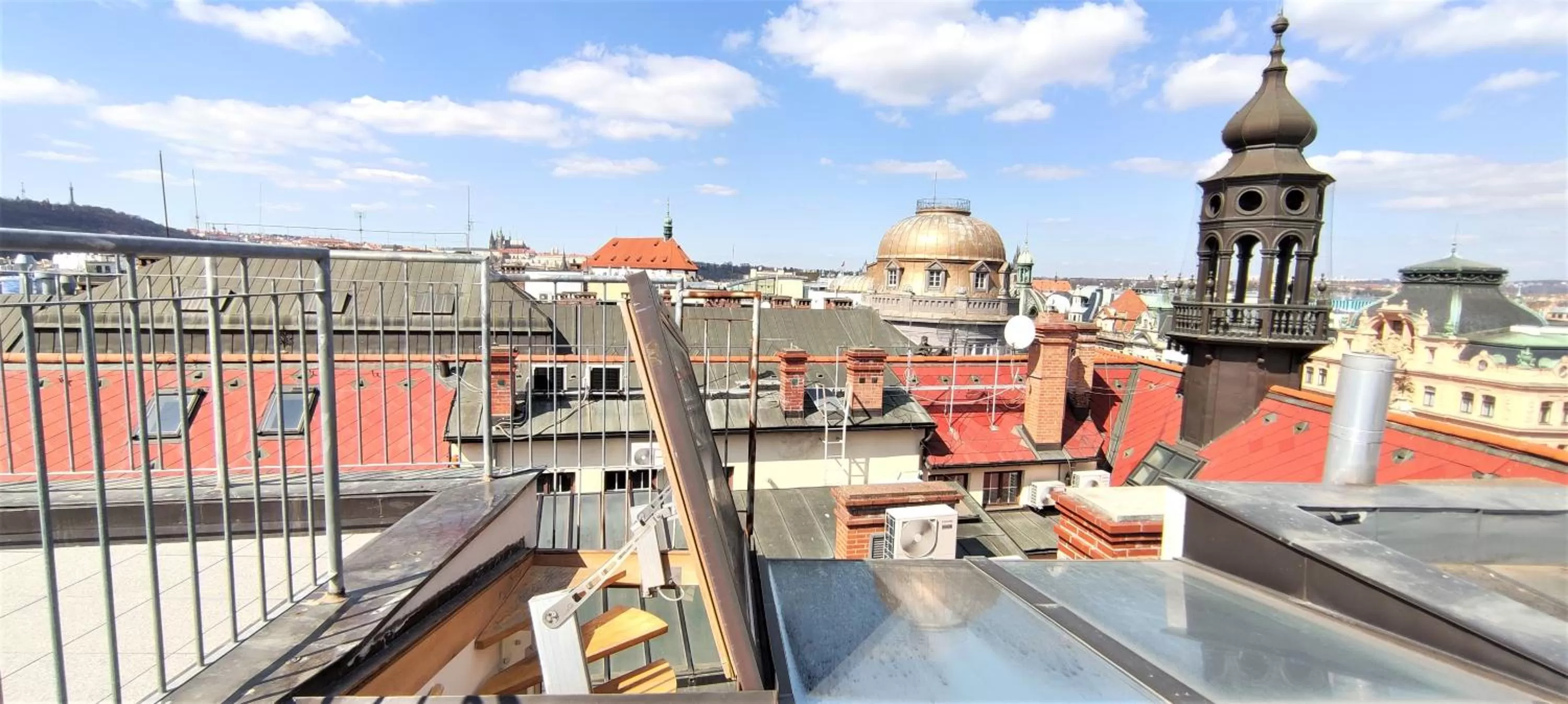 Balcony/Terrace in EA ApartHotel Melantrich