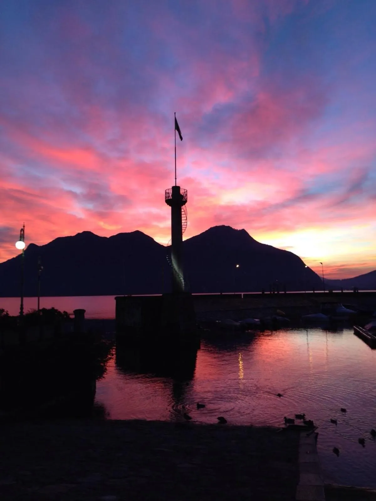 Lake view in Hotel Ancora